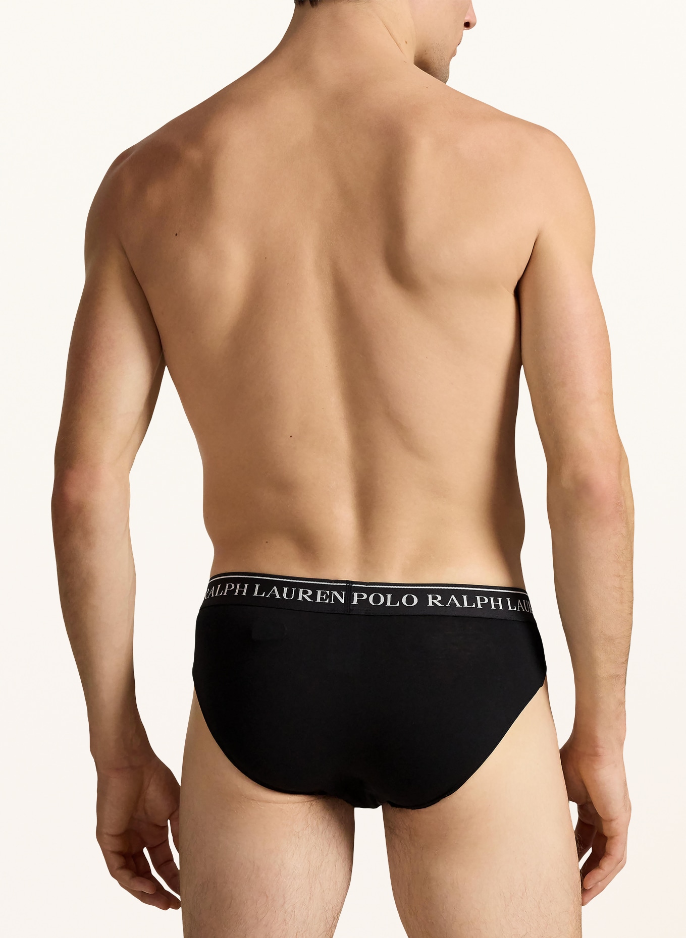 POLO RALPH LAUREN Lot de 3 slips: NOIR