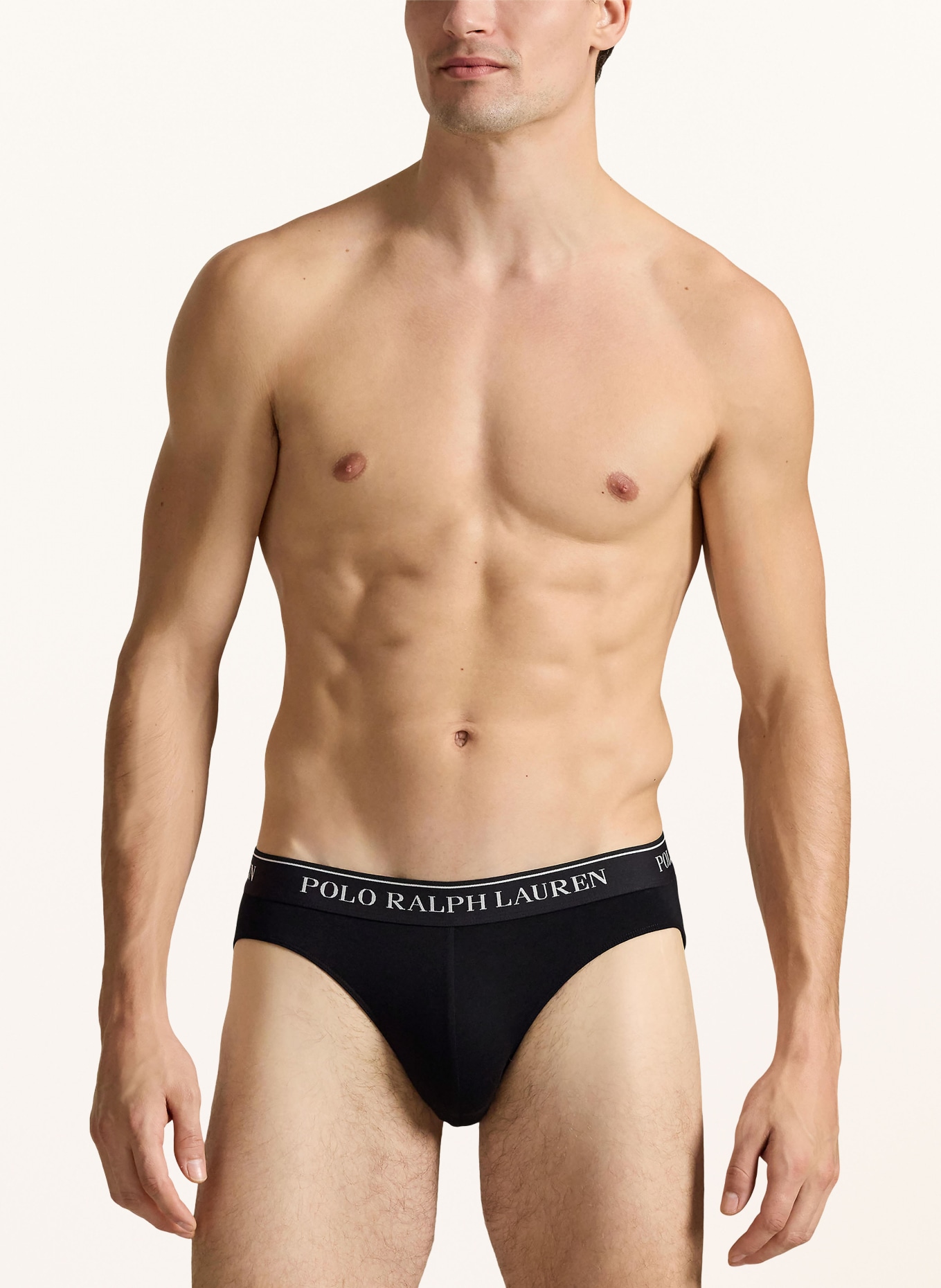 POLO RALPH LAUREN Lot de 3 slips: NOIR