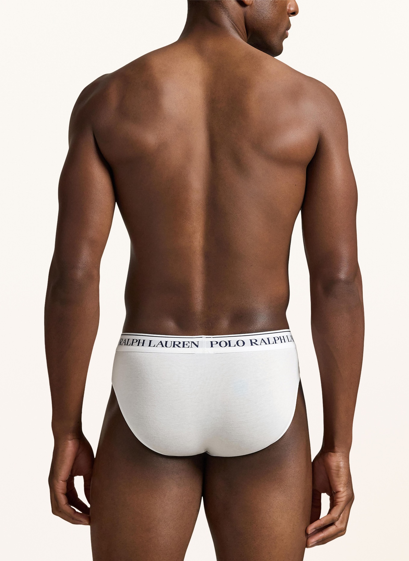 POLO RALPH LAUREN Lot de 3 slips: NOIR / BLANC / GRIS