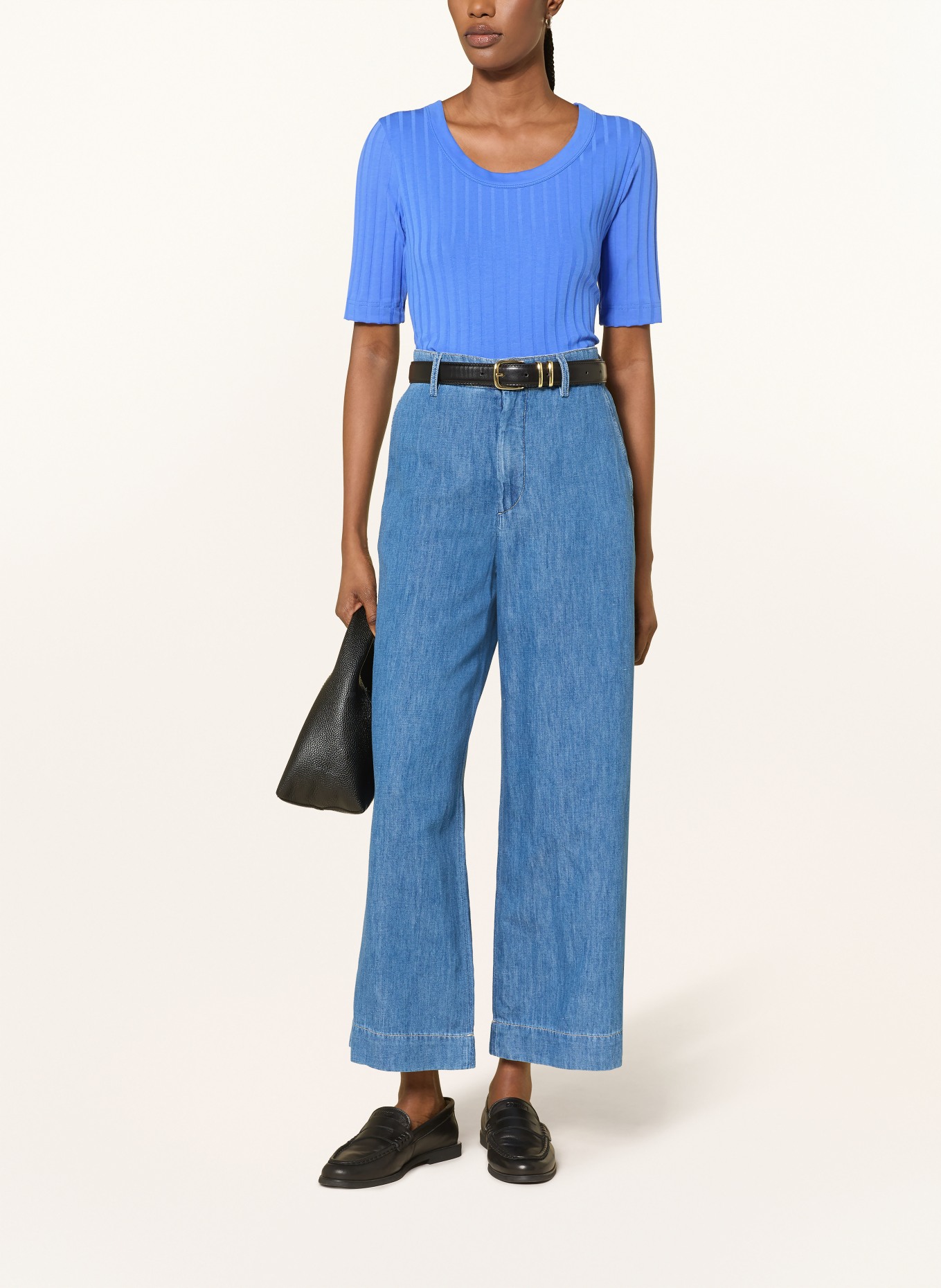 lilienfels Strickshirt: BLAU