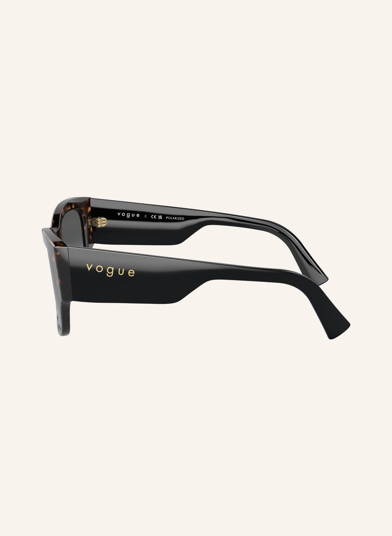VOGUE Zonnebril VO5462S: HAVANA/ DONKERGRIJS GEPOLARISEERD