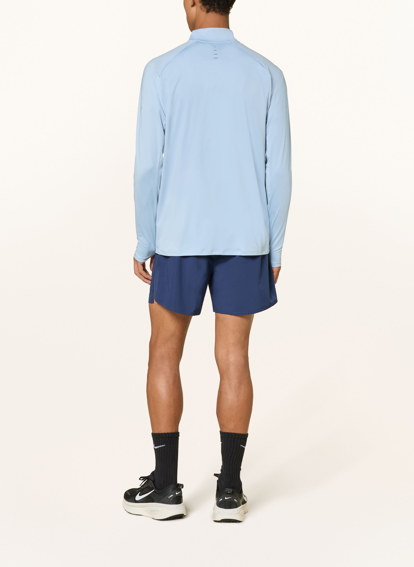 Nike 2-in-1-Laufshorts CHALLENGER: DUNKELBLAU / GRAU