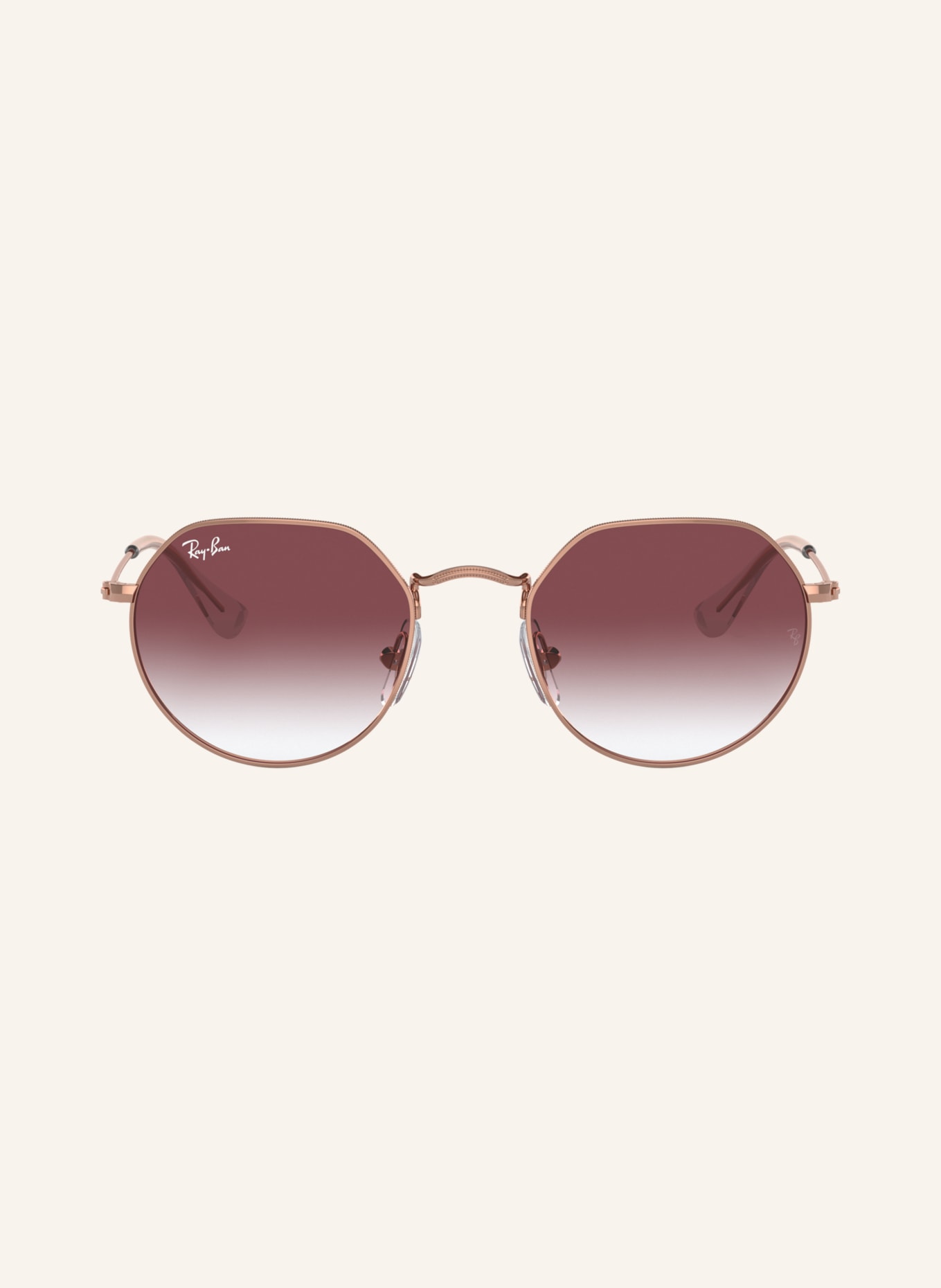 Ray-Ban Zonnebril RJ9565S: ROSÉGOUD/BRUIN VERLOOP