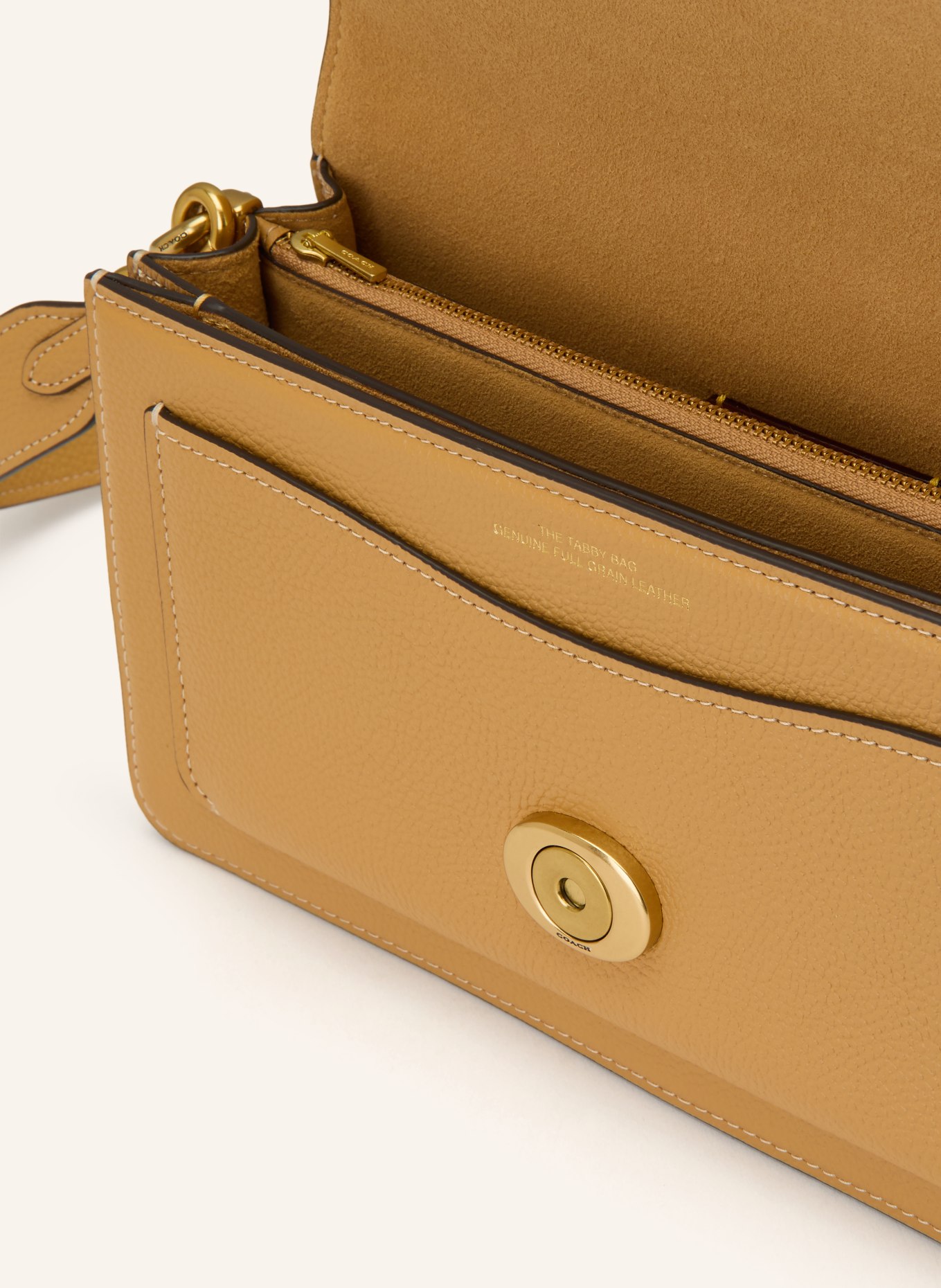 COACH Umhängetasche TABBY 26: CAMEL / GOLD