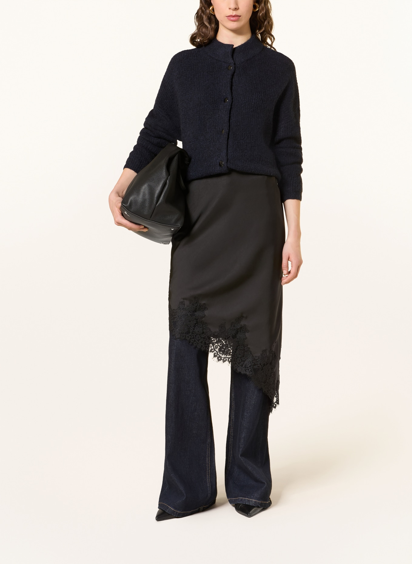 GESTUZ Strickjacke ALPHAGZ: DUNKELBLAU
