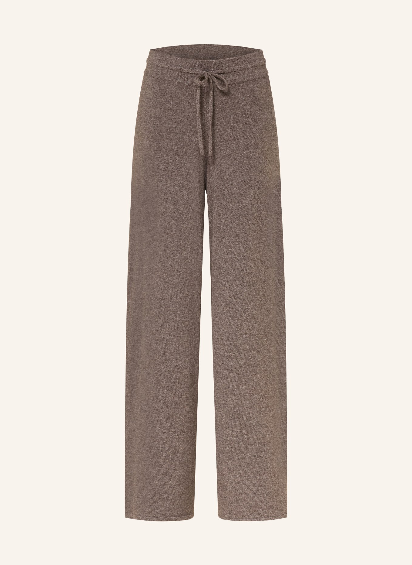 lilienfels Pantalon en maille avec cachemire: MARRON