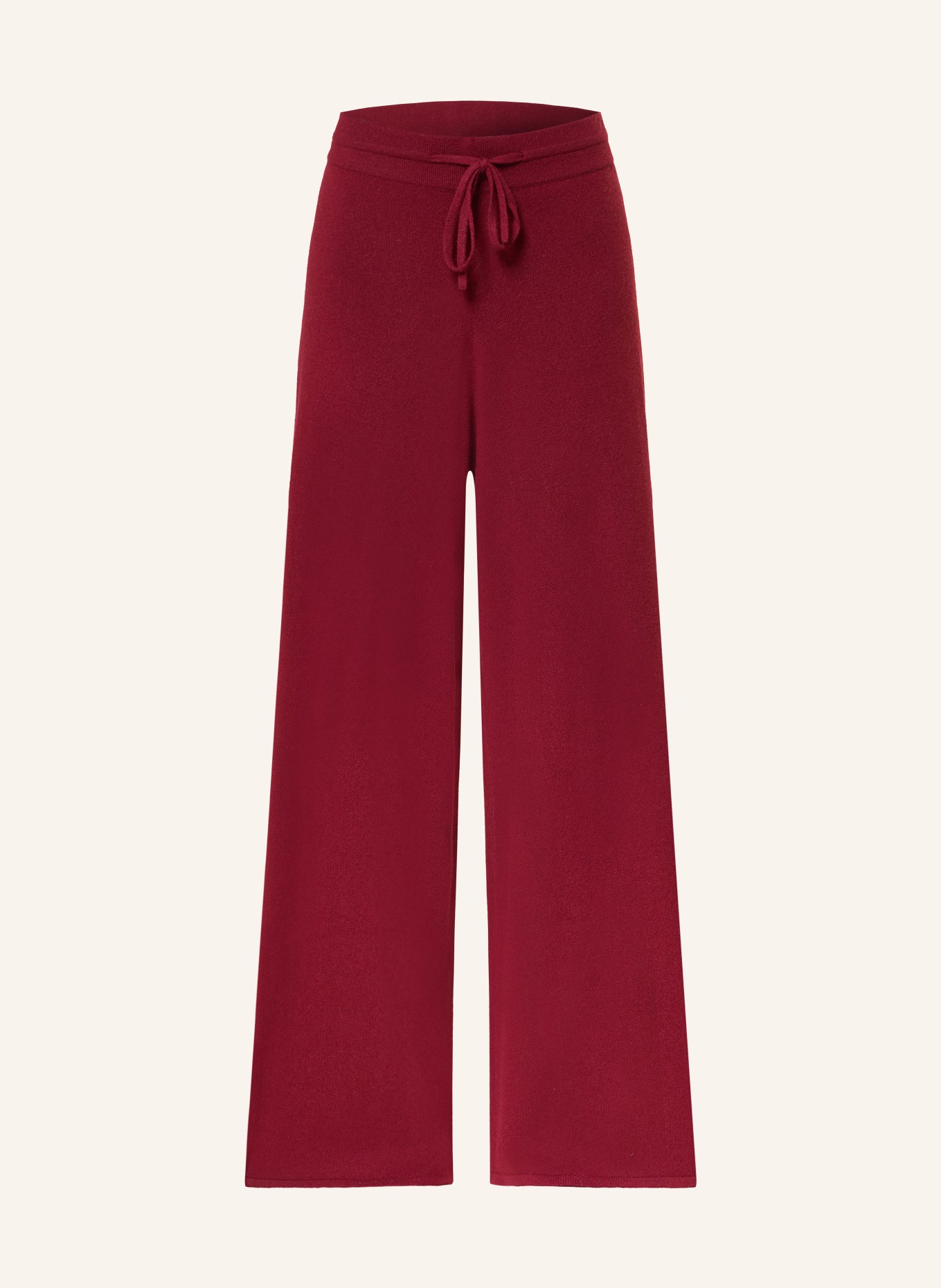 lilienfels Strickhose mit Cashmere: DUNKELROT