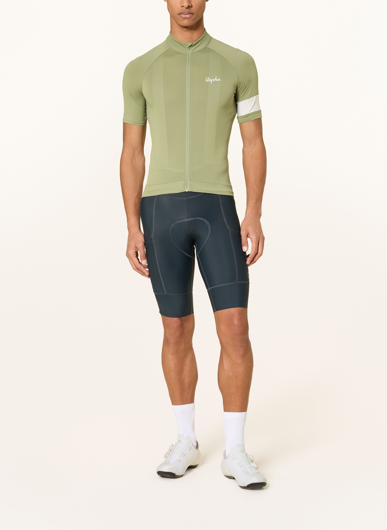 Rapha Tricou de ciclism CORE LIGHTWEIGHT JERSEY: OLIV / ALB