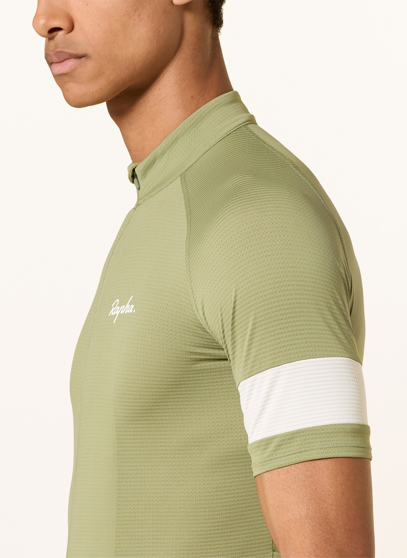 Rapha Tricou de ciclism CORE LIGHTWEIGHT JERSEY: OLIV / ALB