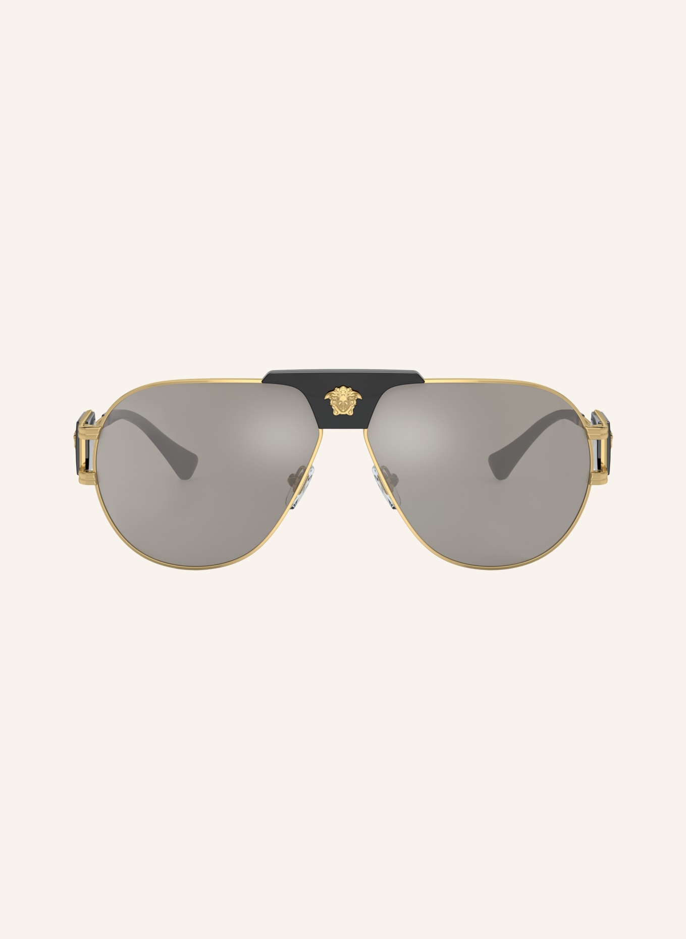 VERSACE Sunglasses VE2252: GOLD/GRAY MIRRORED
