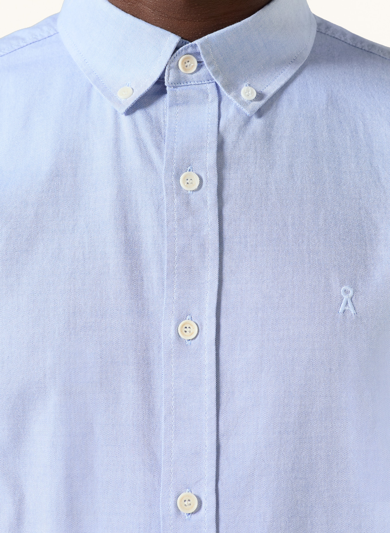 ARMEDANGELS Overhemd QUAASA Comfort Fit: LICHTBLAUW