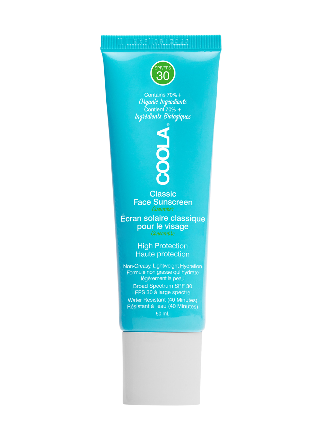 COOLA CLASSIC FACE SUNSCREEN KOMKOMMER SPF 30
