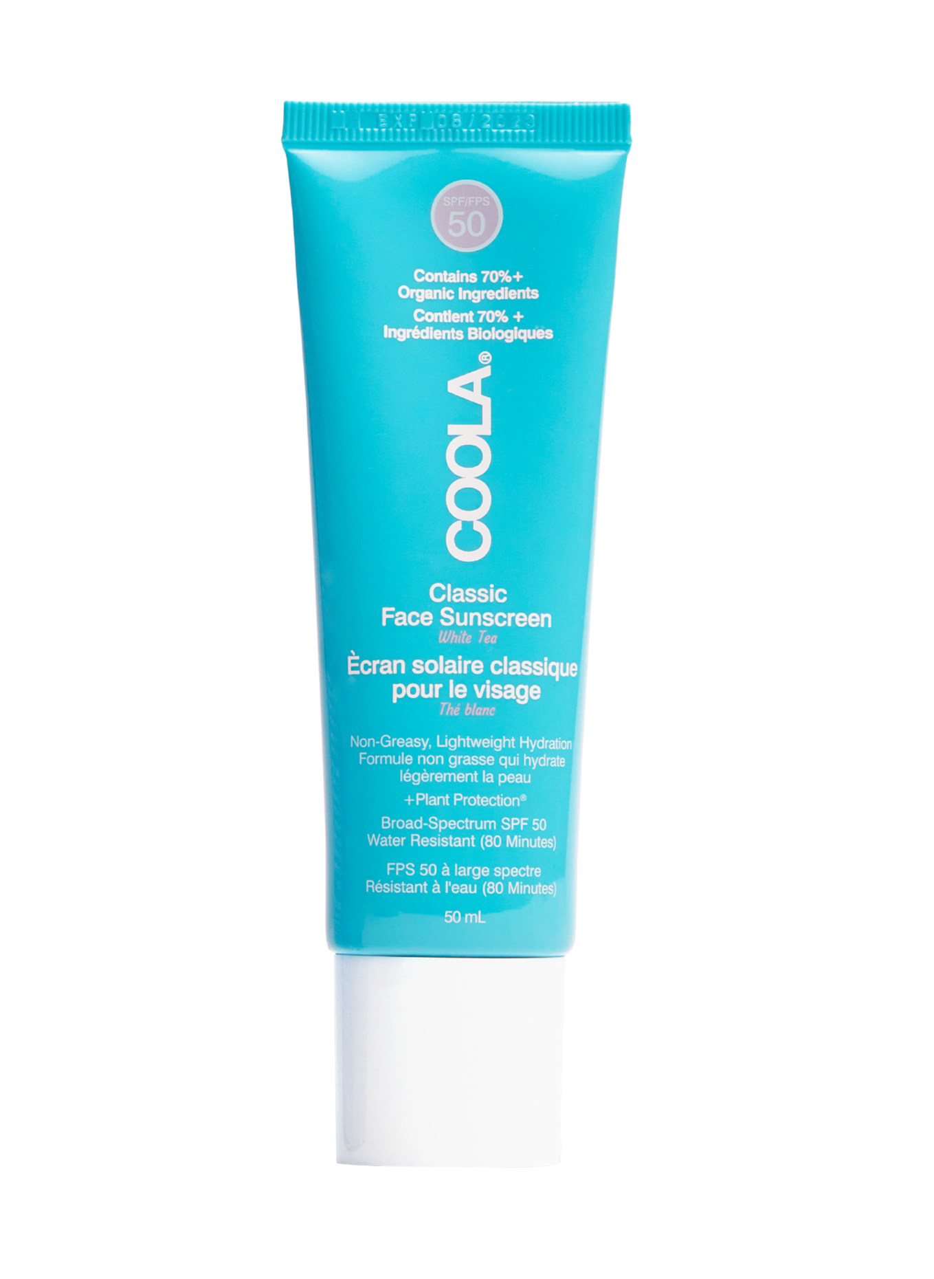 COOLA CLASSIC GEZICHTSLOTION WITTE THEE SPF 50