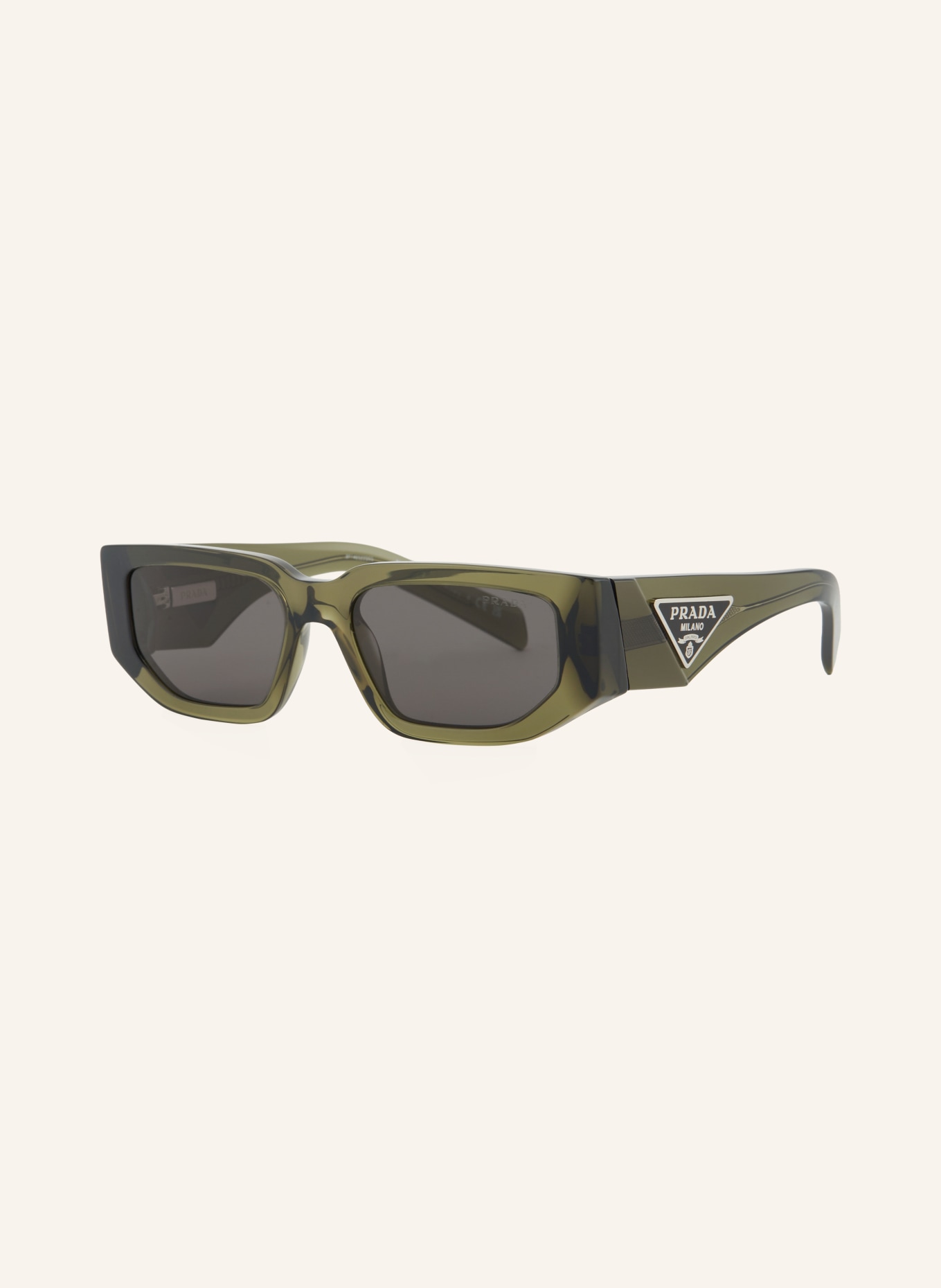 PRADA Sonnenbrille PR 09ZS: OLIV/ DUNKELGRAU