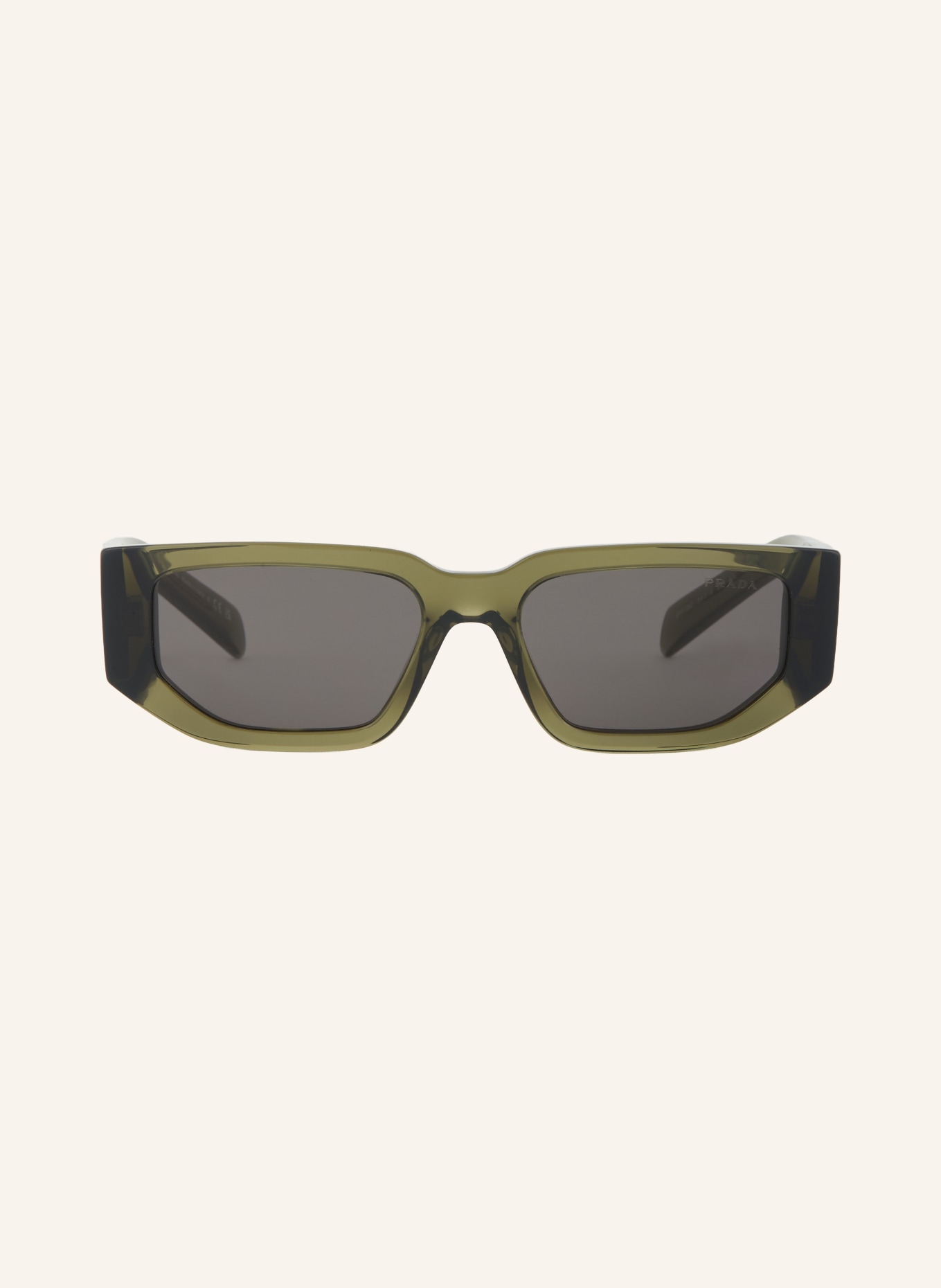 PRADA Sonnenbrille PR 09ZS: OLIV/ DUNKELGRAU