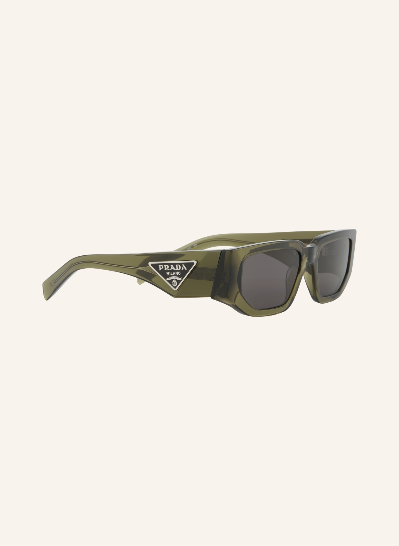 PRADA Sonnenbrille PR 09ZS: OLIV/ DUNKELGRAU