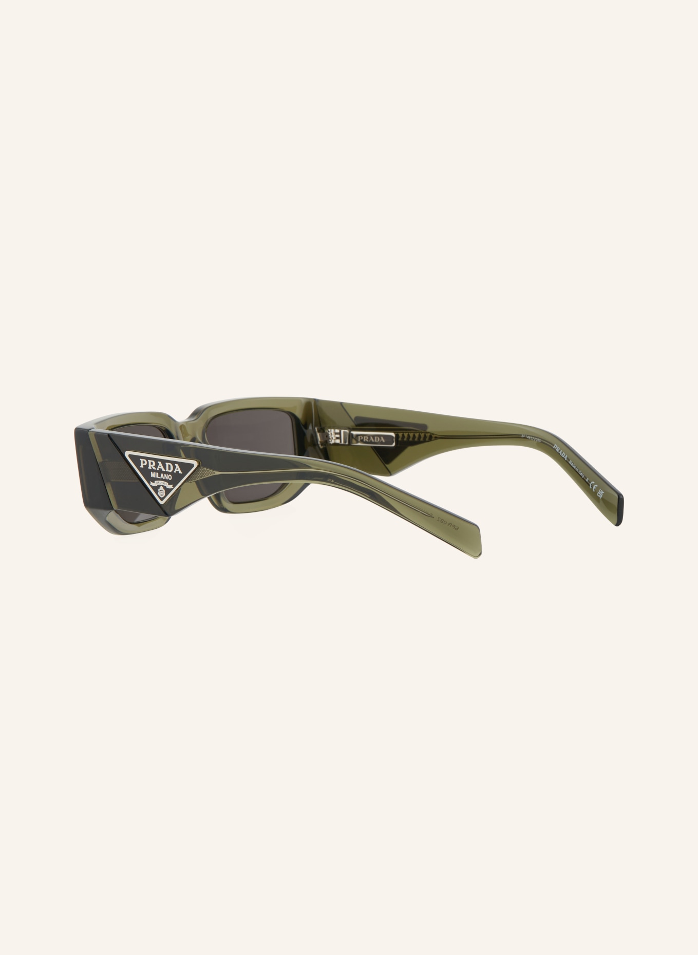 PRADA Sonnenbrille PR 09ZS: OLIV/ DUNKELGRAU