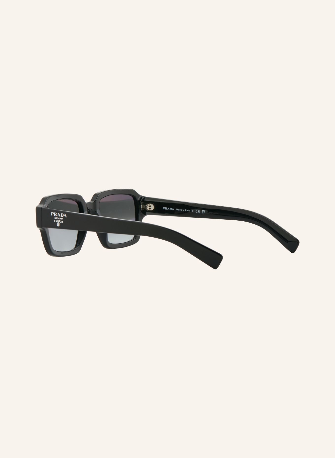 PRADA Sonnenbrille PR 02ZS: SCHWARZ/ GRAU VERLAUF