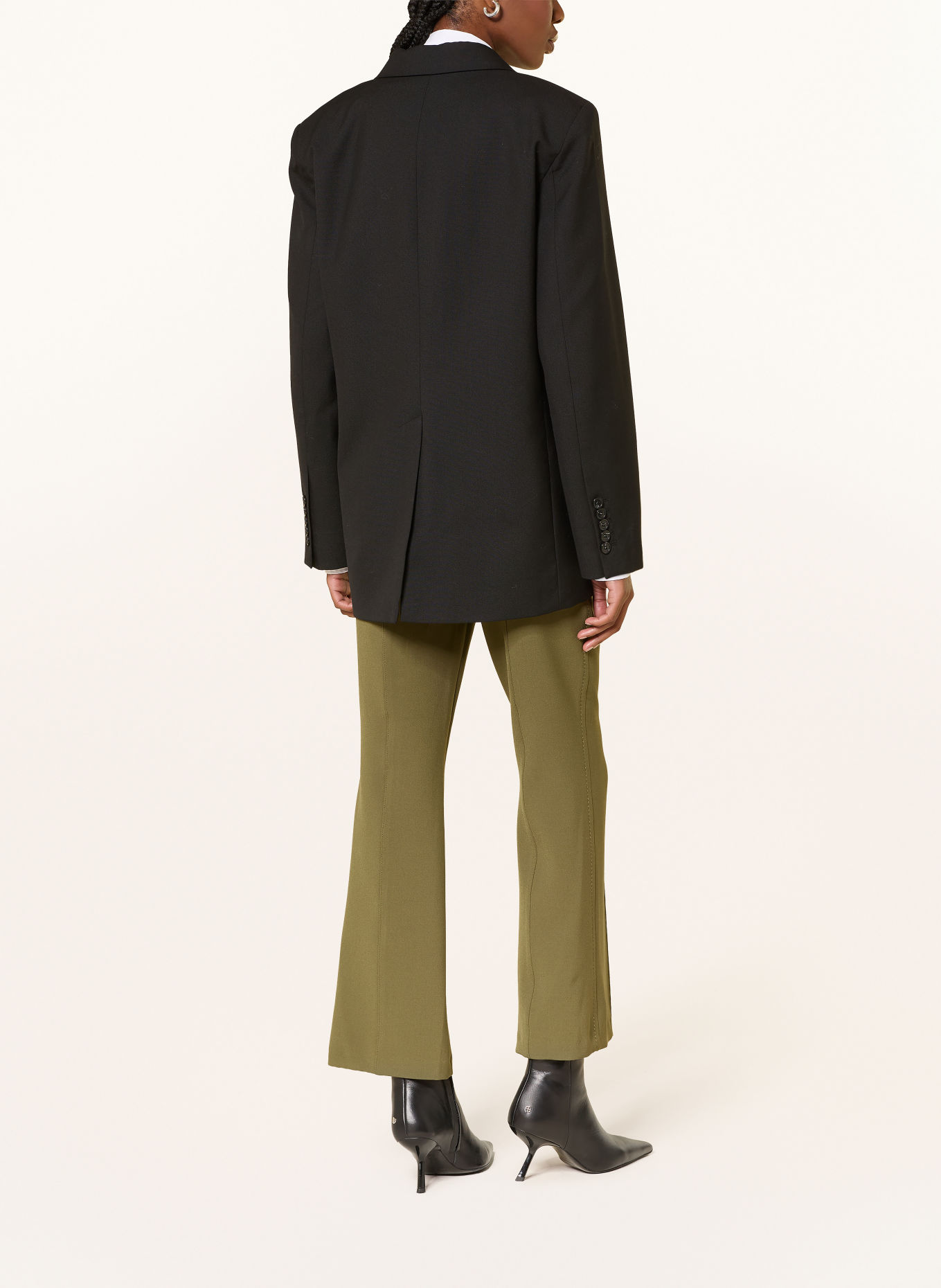 CAMBIO Bootcut-broek FARAH: OLIJF