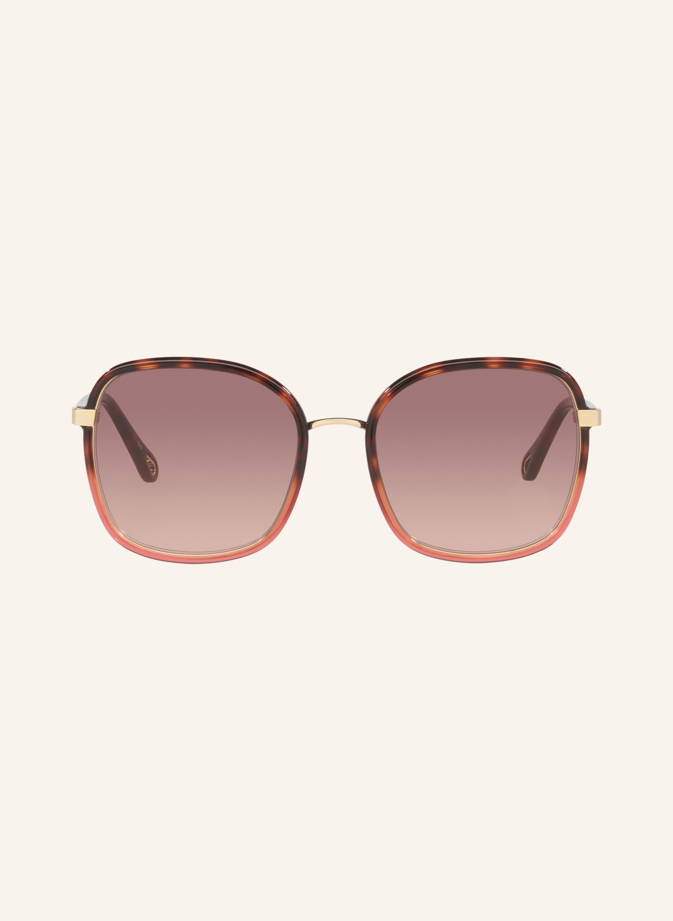 Chloé Sonnenbrille CH0031S: HAVANA/ ROT VERLAUF