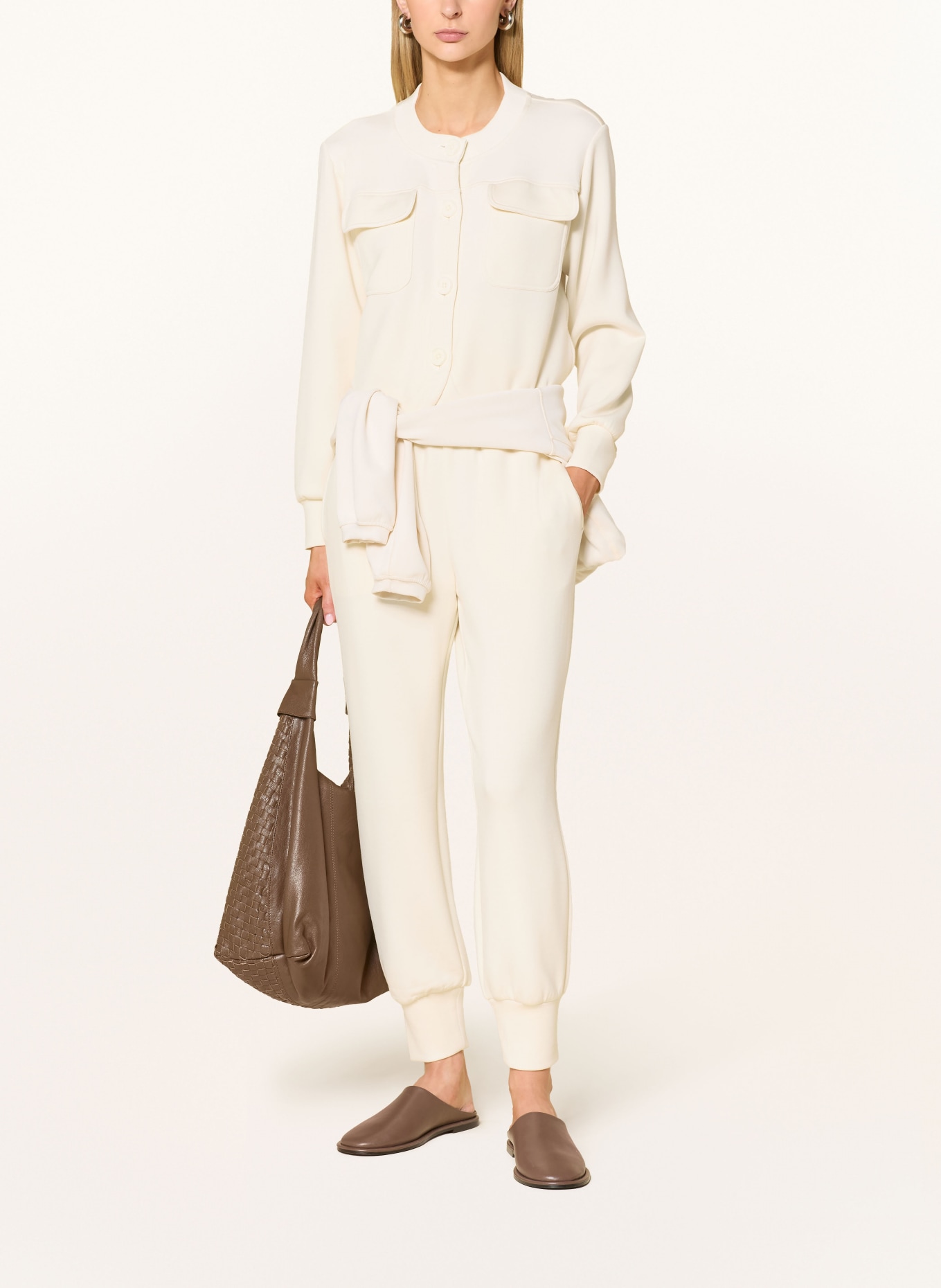 VARLEY pantalon de survêtement: CRÈME