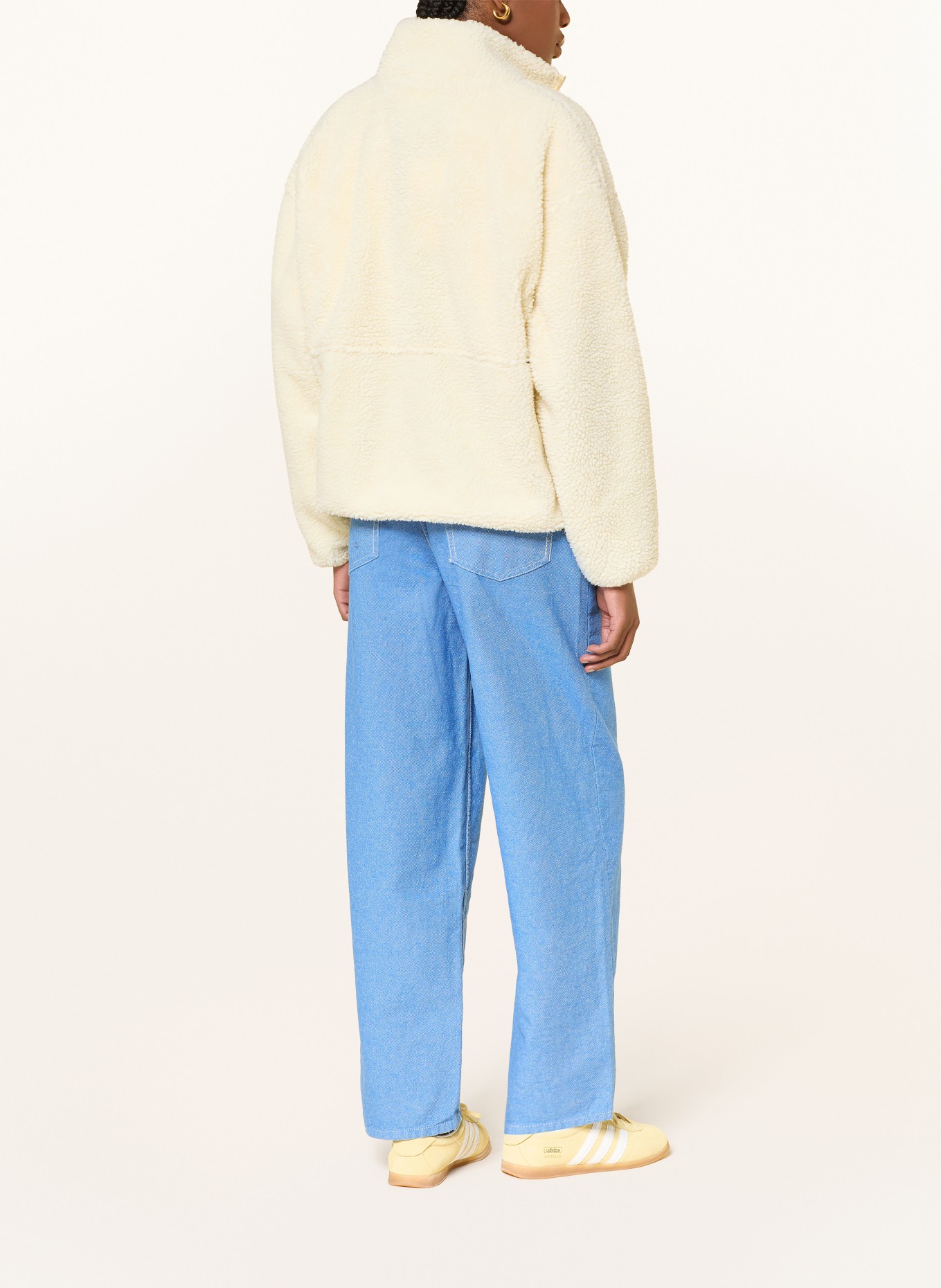 American Vintage Teddyfell-Jacke HOKTOWN: ECRU