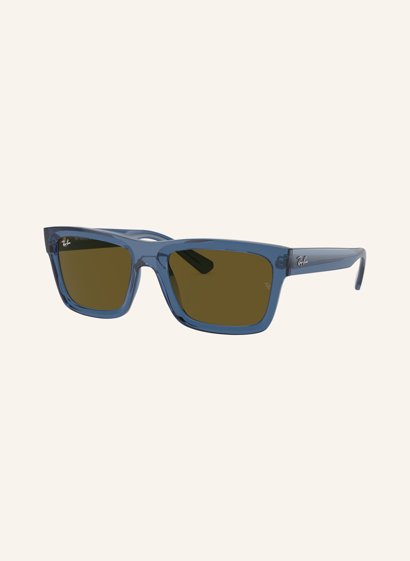 Ray-Ban Zonnebril RB4396: DONKERBLAUW/BRUIN