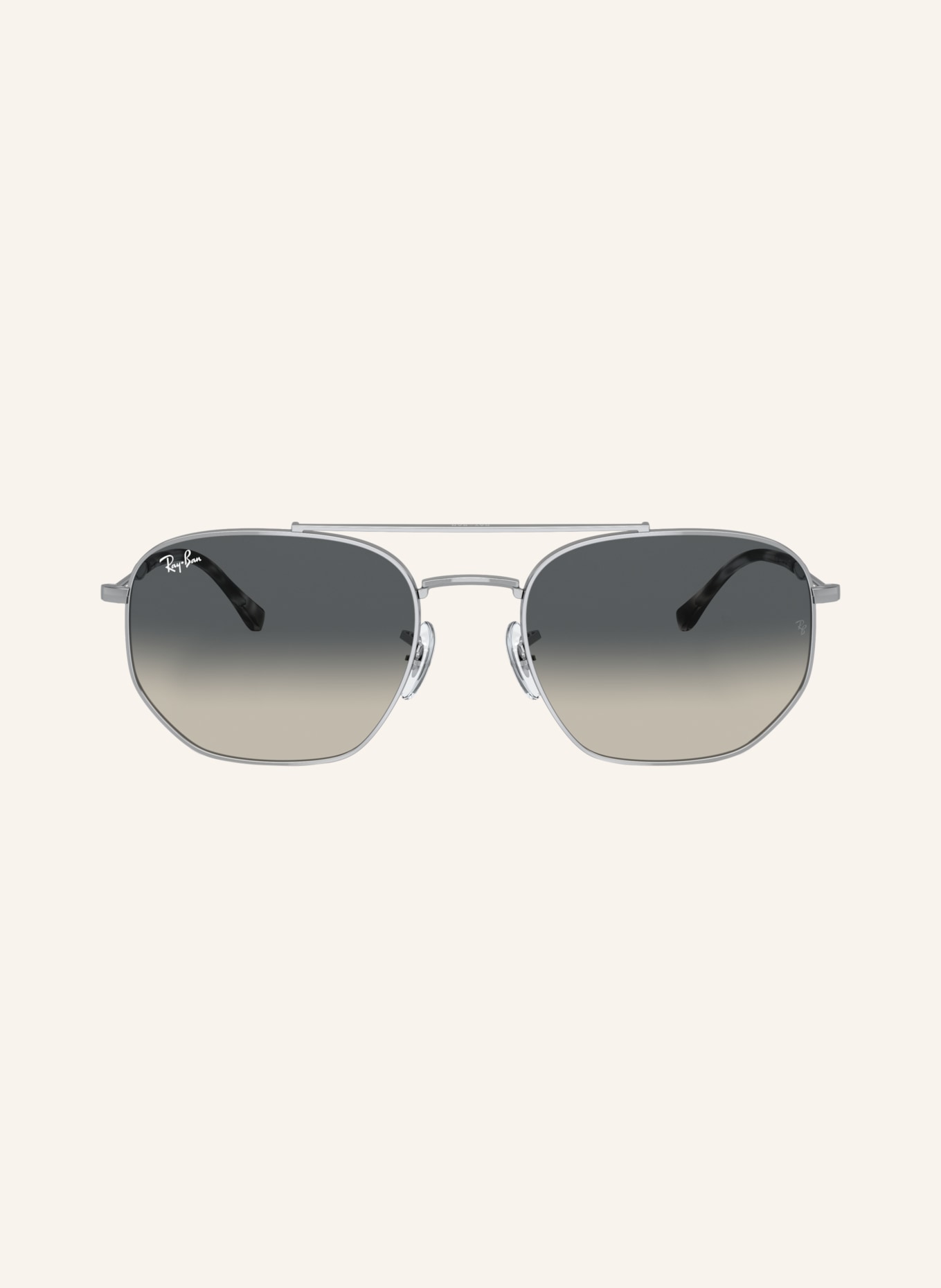 Ray-Ban Zonnebril RB3707: ZILVER/GRIJS VERLOOP