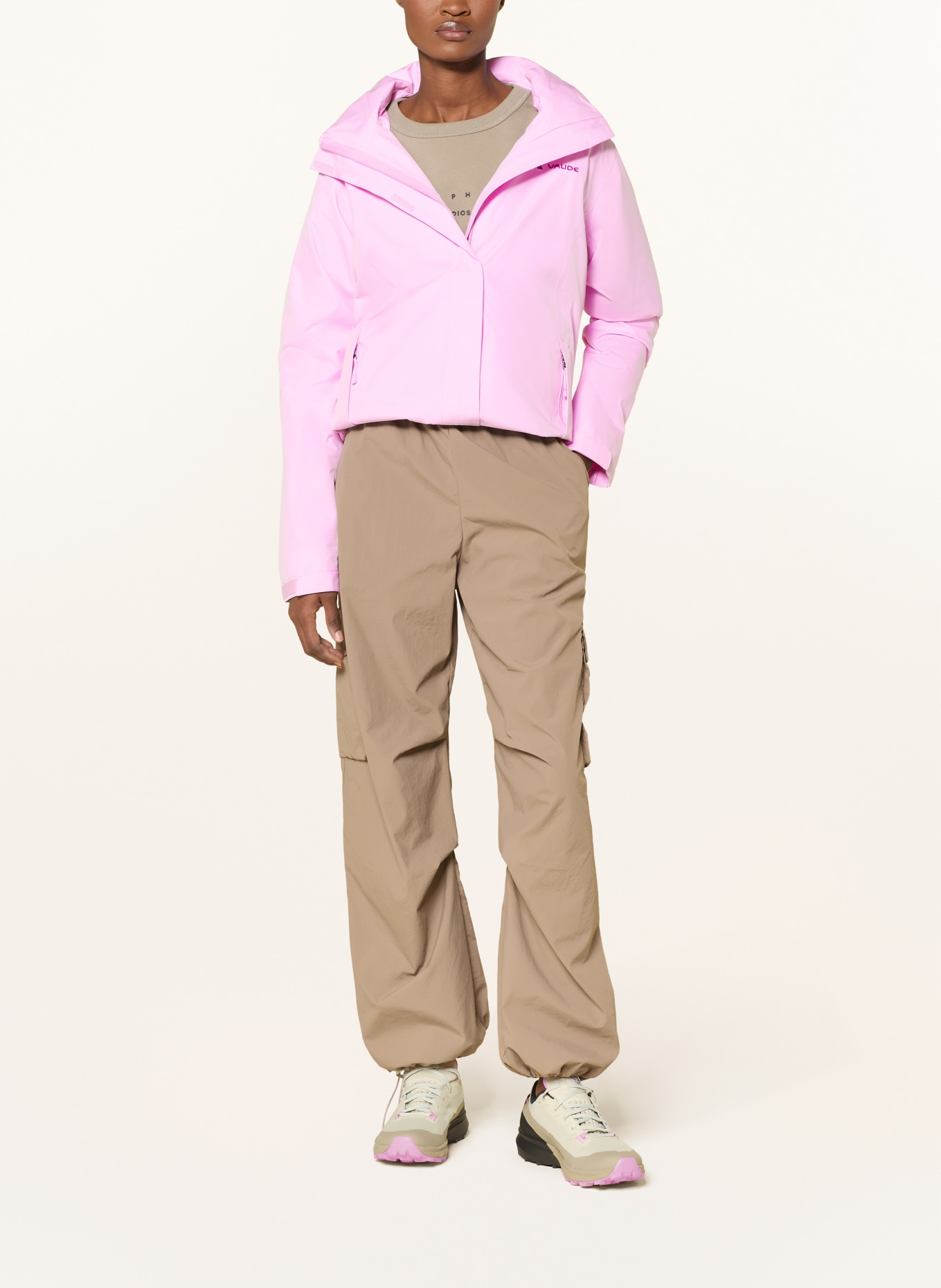 VAUDE Kurtka przeciwdeszczowa ESCAPE LIGHT: RÓŻOWY