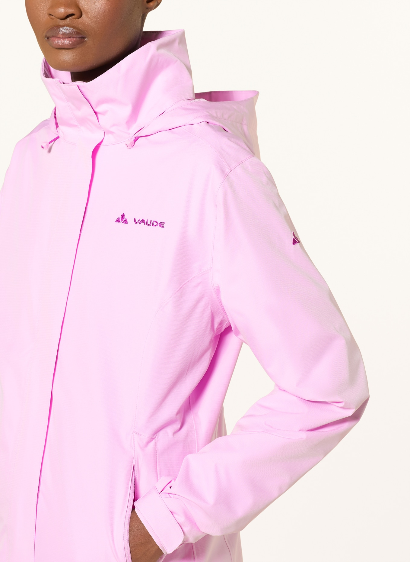 VAUDE Kurtka przeciwdeszczowa ESCAPE LIGHT: RÓŻOWY