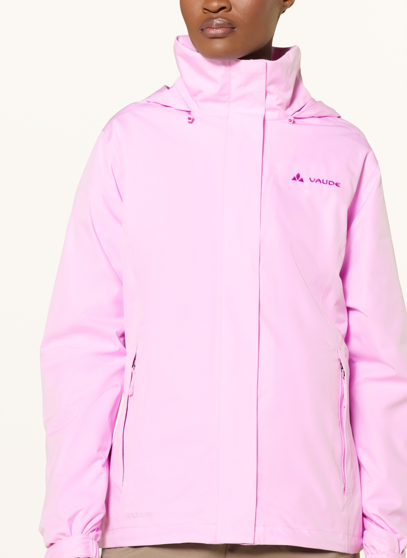 VAUDE Kurtka przeciwdeszczowa ESCAPE LIGHT: RÓŻOWY