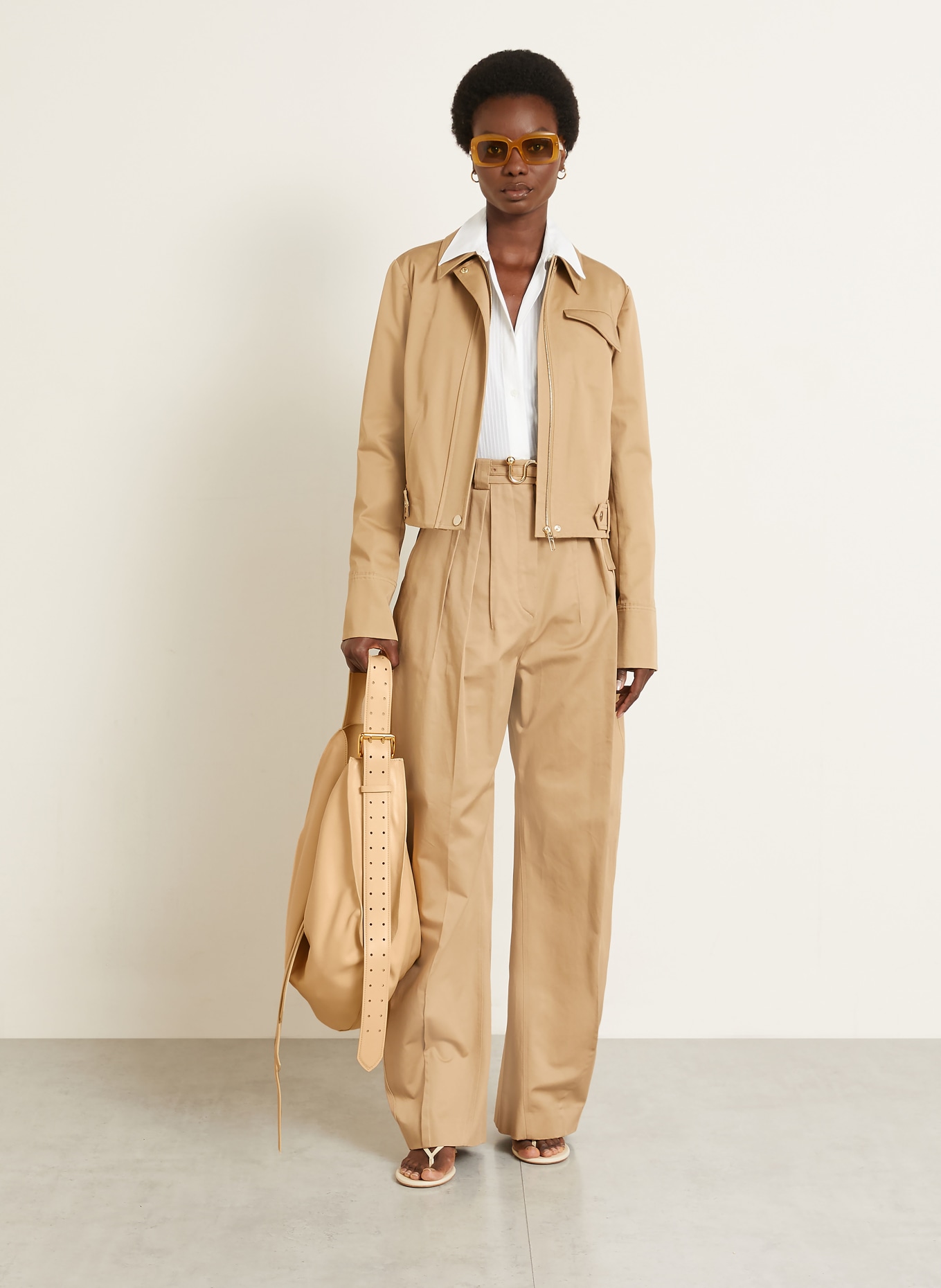 RADICA STUDIO Hobo-tas SUNSET MAXI: BEIGE