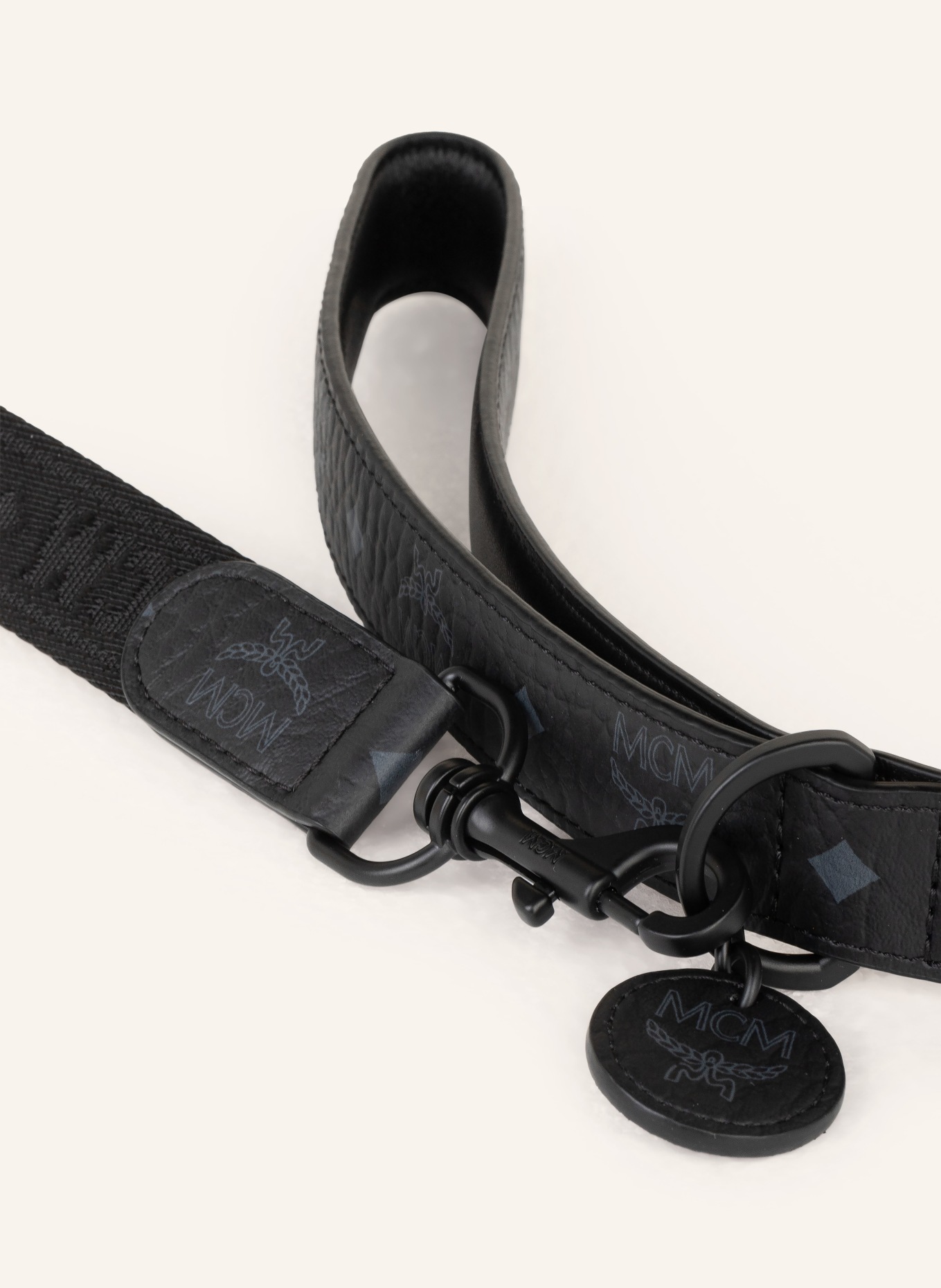 MCM smycz dla psa: CZARNY