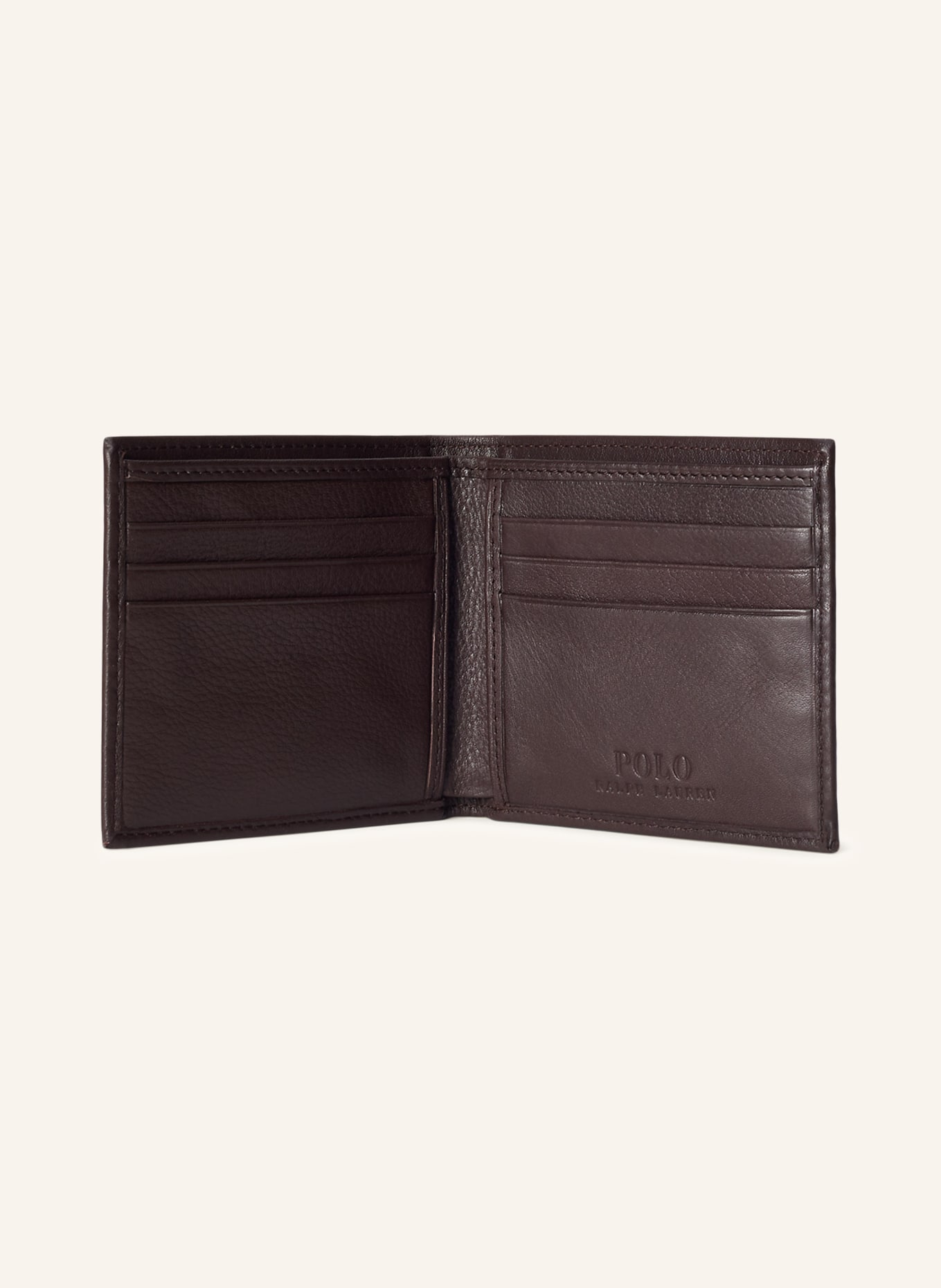 POLO RALPH LAUREN portemonnee: MARRON FONCÉ