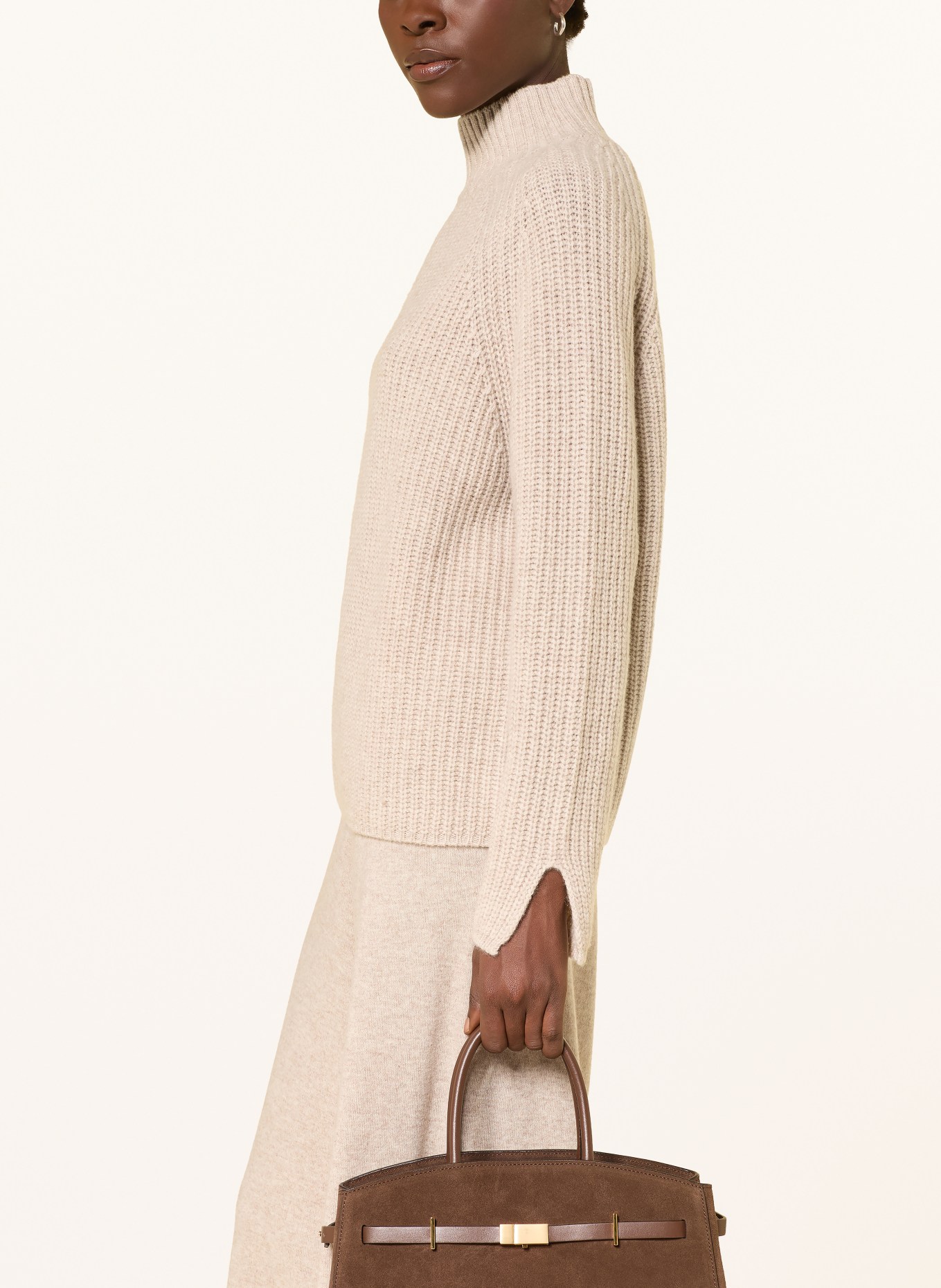lilienfels Pull en cachemire: BEIGE