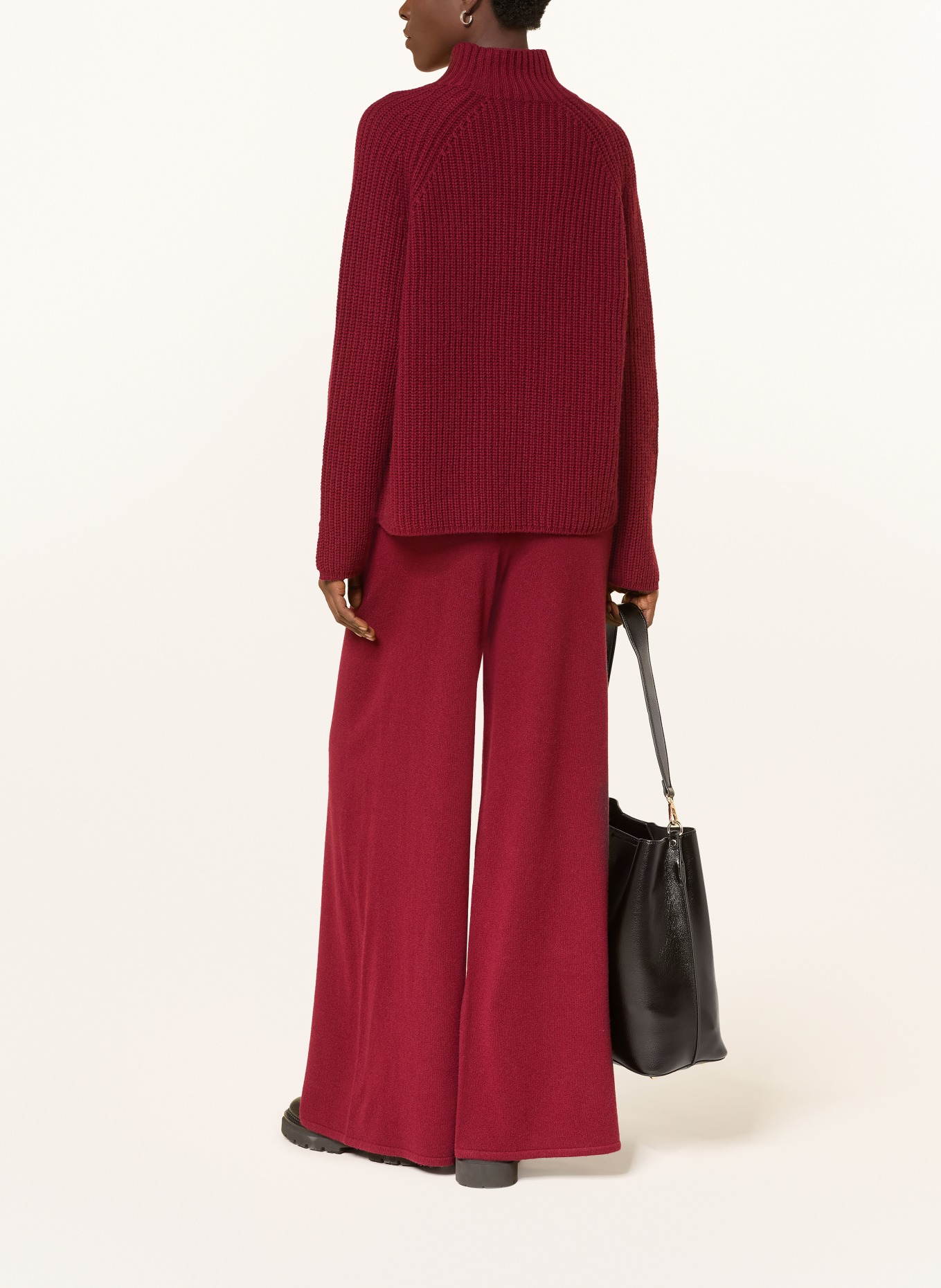 lilienfels Pull en cachemire: ROUGE FONCÉ