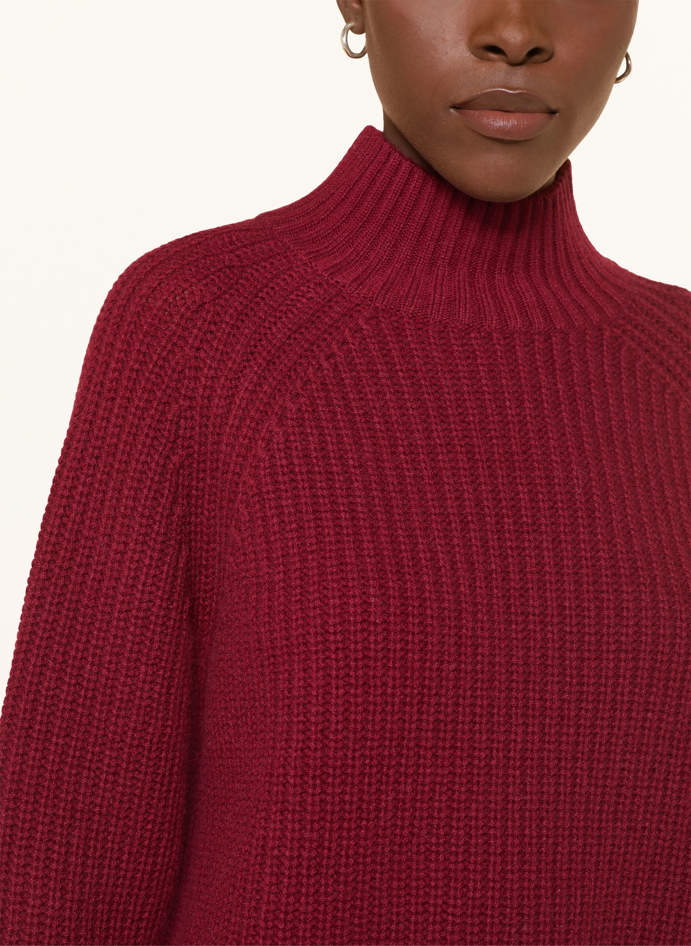 lilienfels Pull en cachemire: ROUGE FONCÉ
