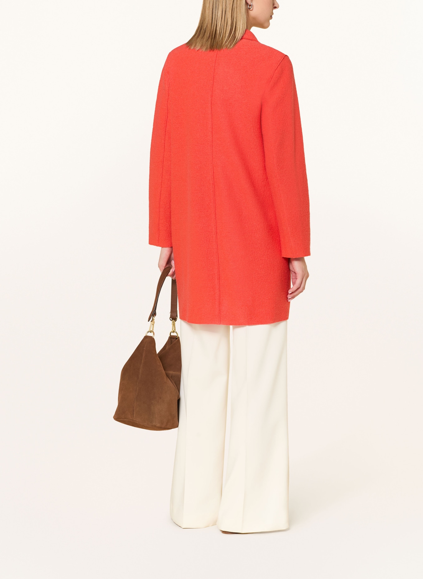 oui Wool coat: ORANGE