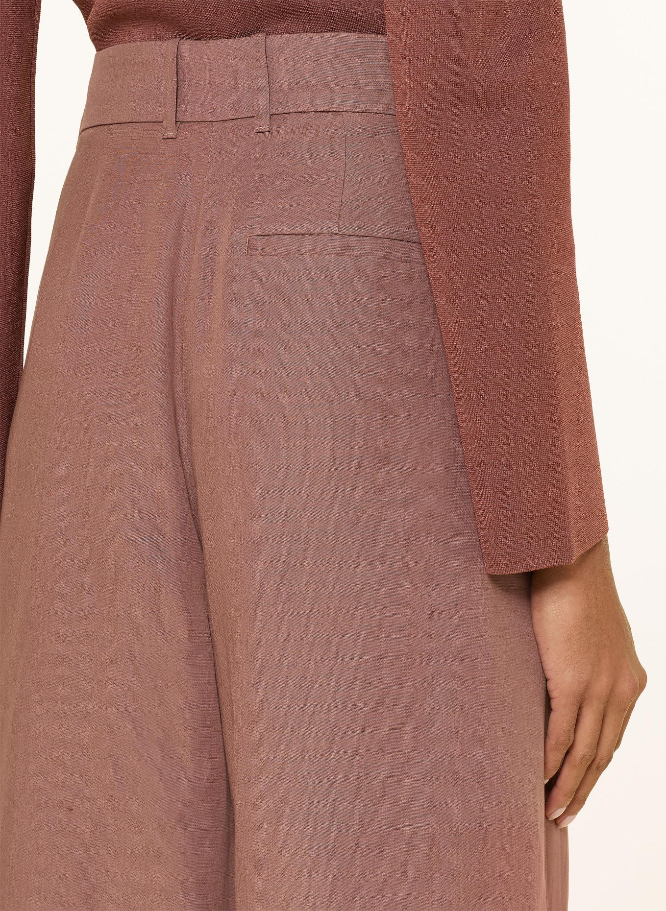 COS Wide leg trousers: DUSKY PINK