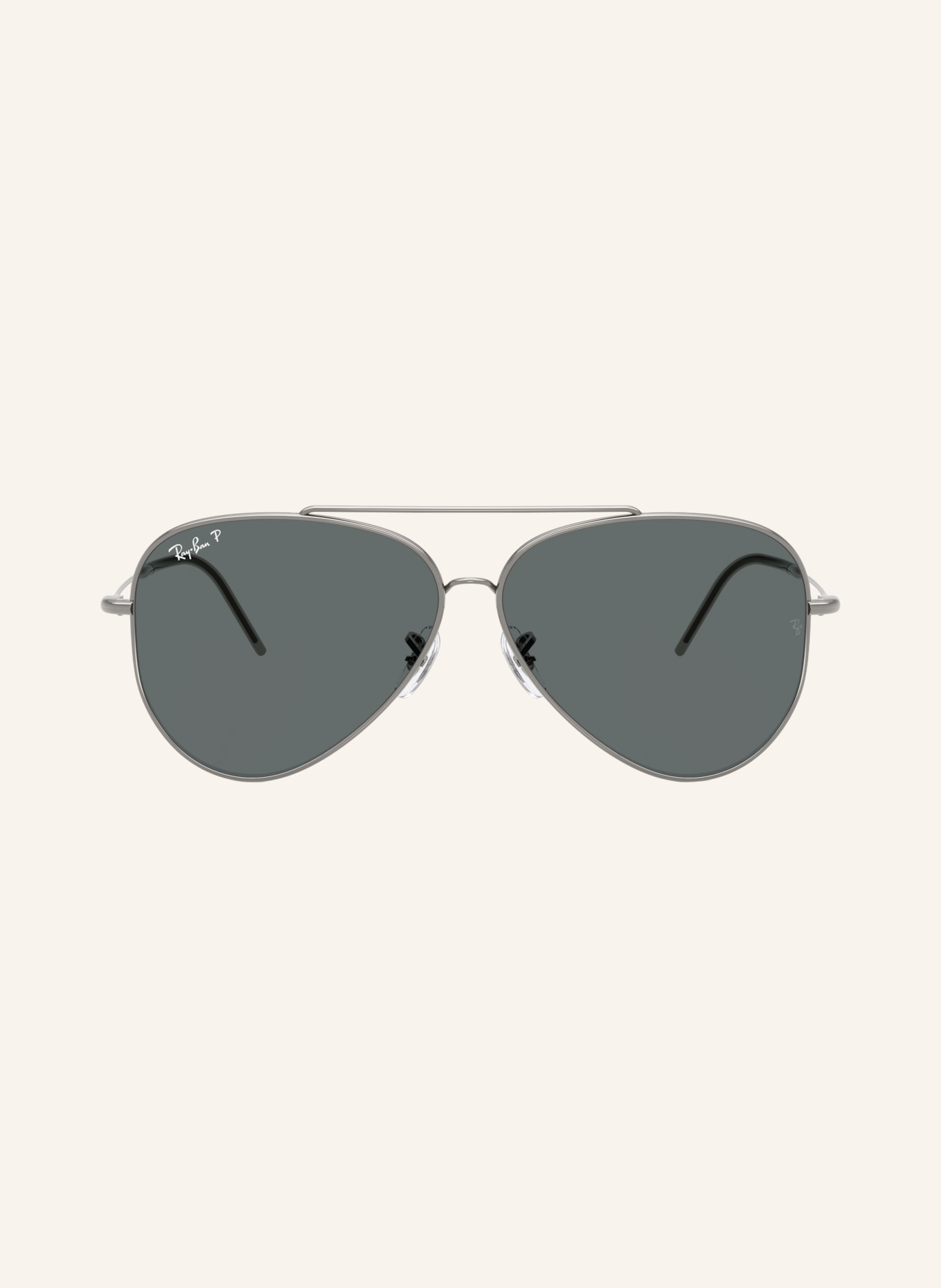Ray-Ban Sunglasses AVIATOR REVERSE: GRAY/DARK GRAY POLARIZED