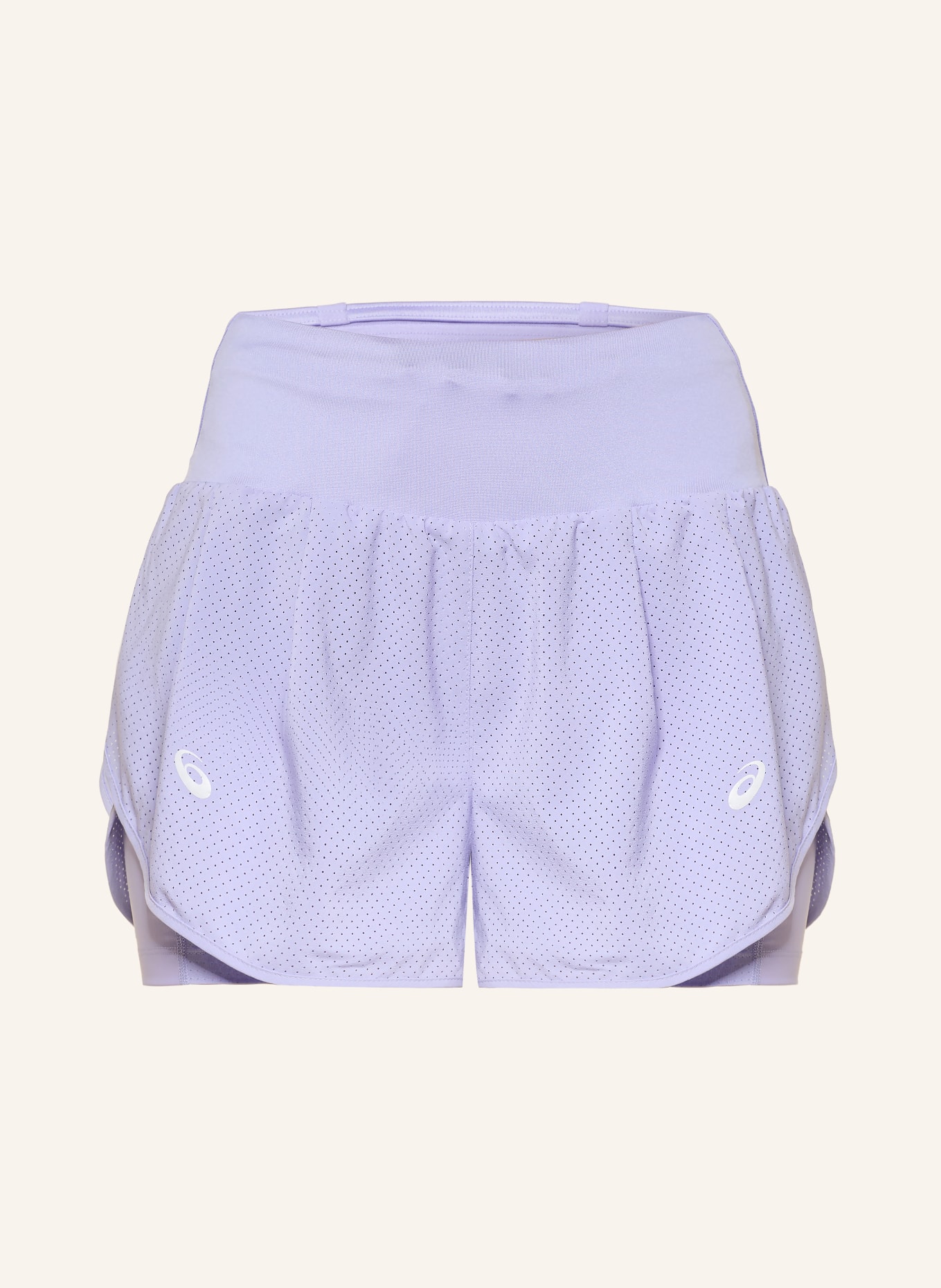 ASICS Běžecké šortky 2v1 ROAD: SVĚTLE FIALOVÁ