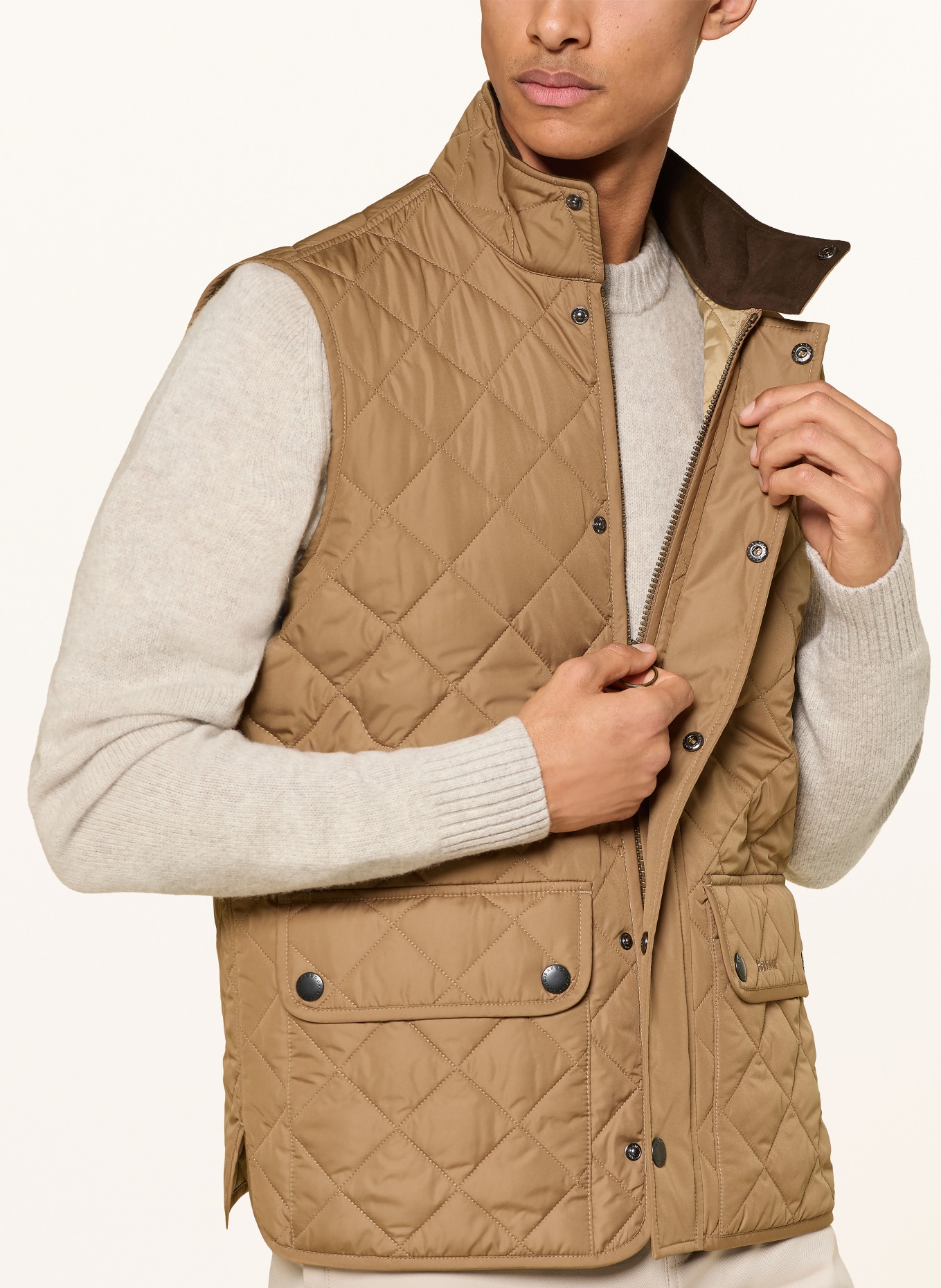 Barbour Steppweste: CAMEL