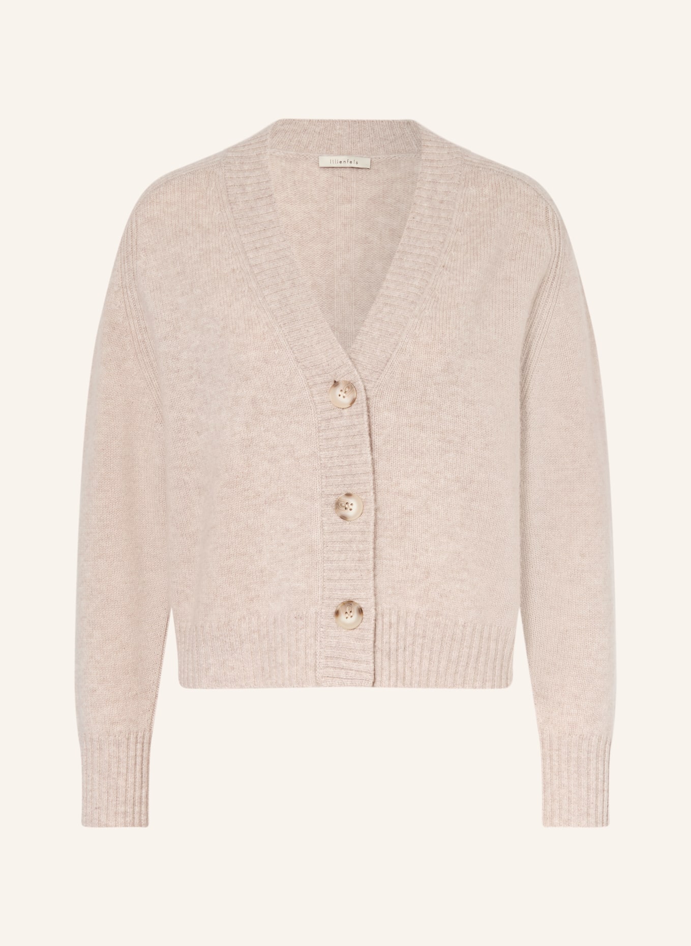lilienfels Strickjacke aus Cashmere: BEIGE