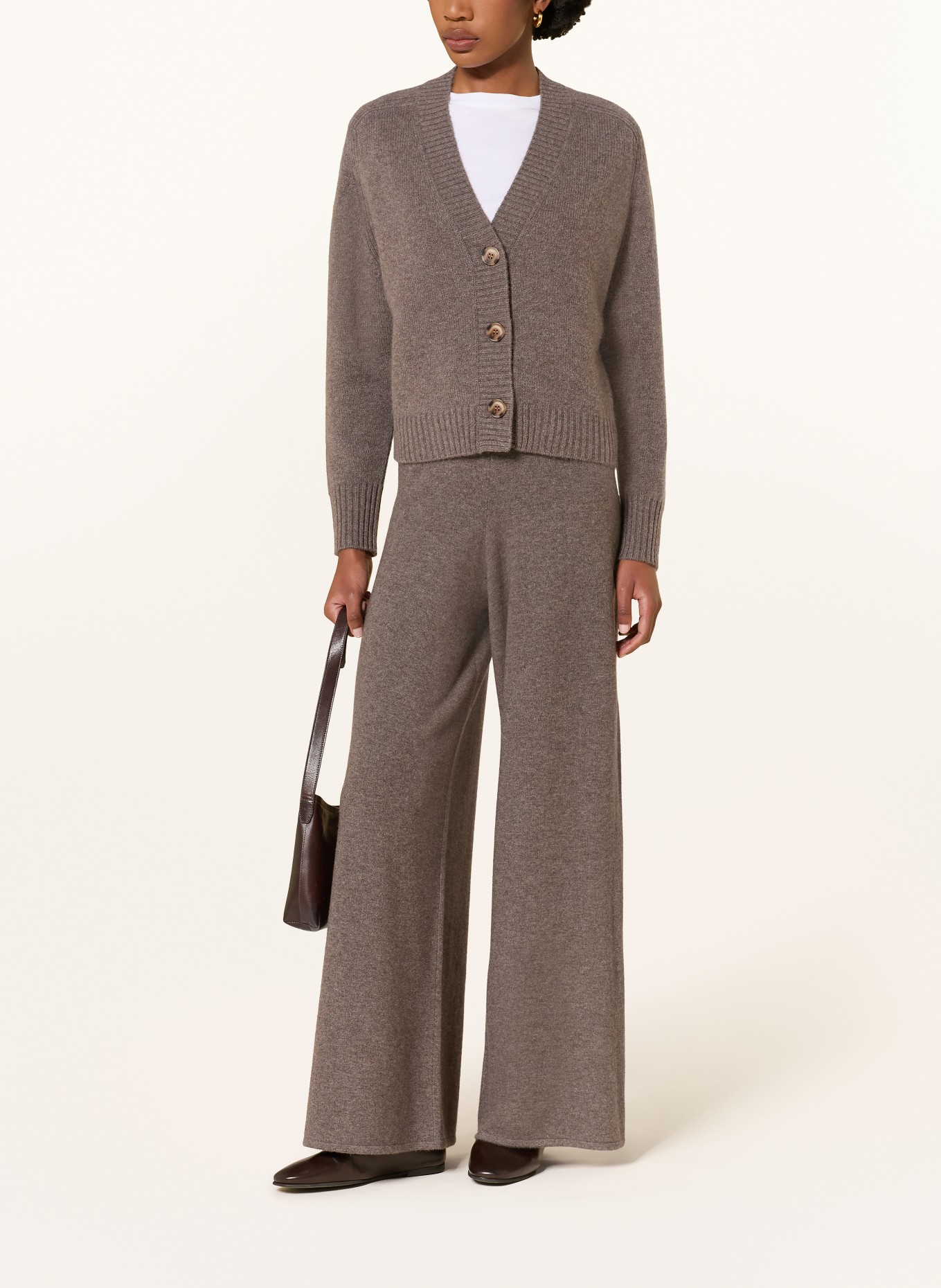 lilienfels Cardigan en cachemire: MARRON