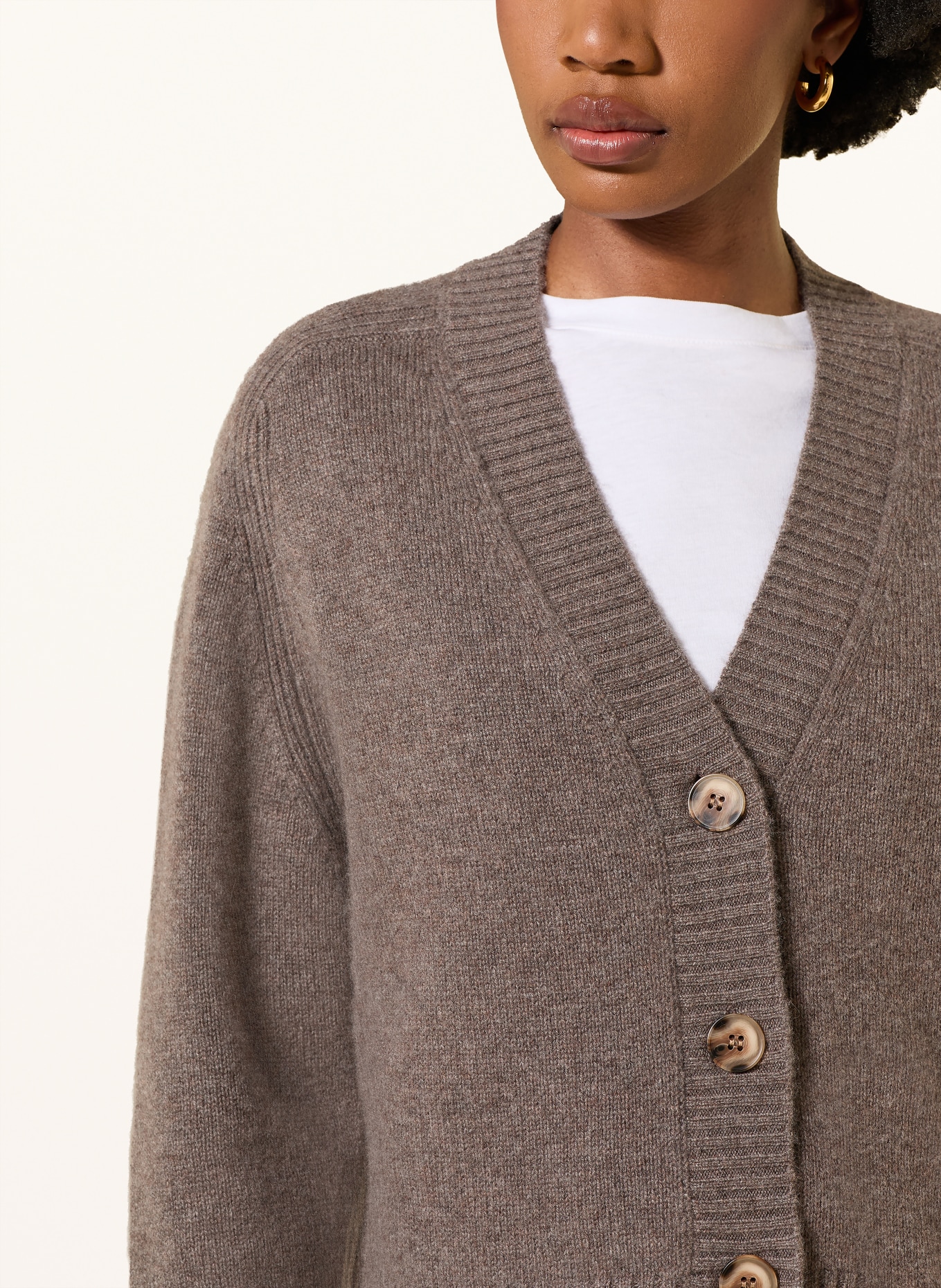 lilienfels Cardigan en cachemire: MARRON