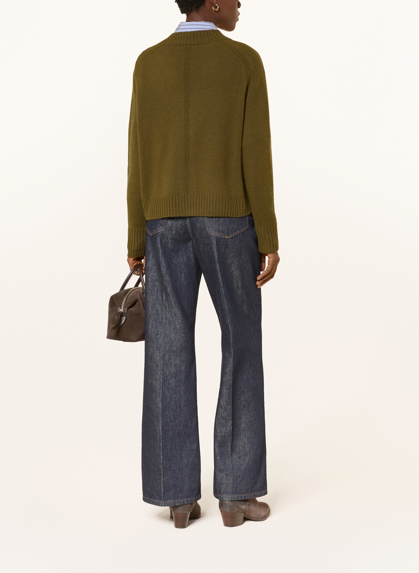 lilienfels Strickjacke aus Cashmere: OLIV