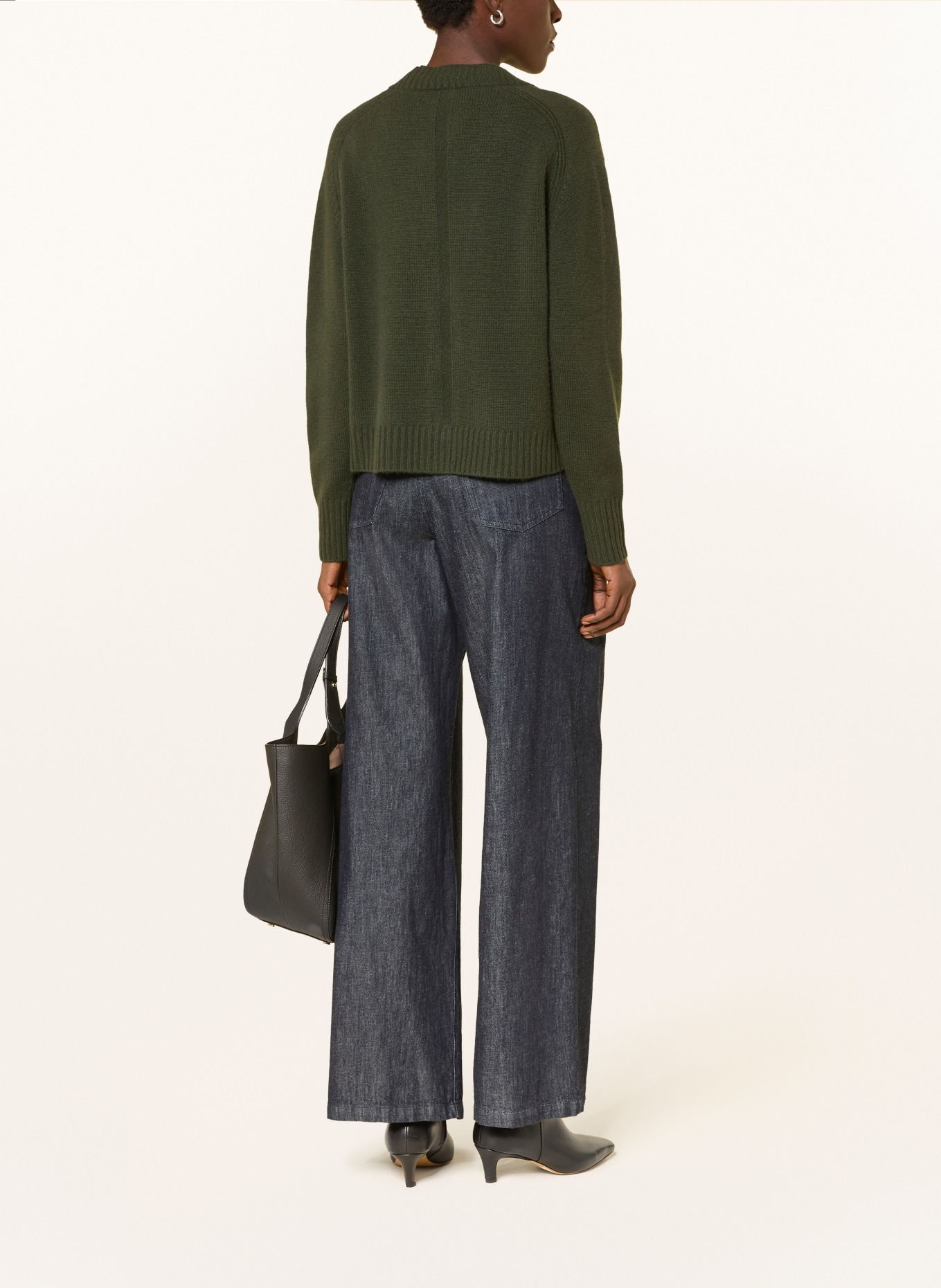 lilienfels Cardigan en cachemire: GROEN