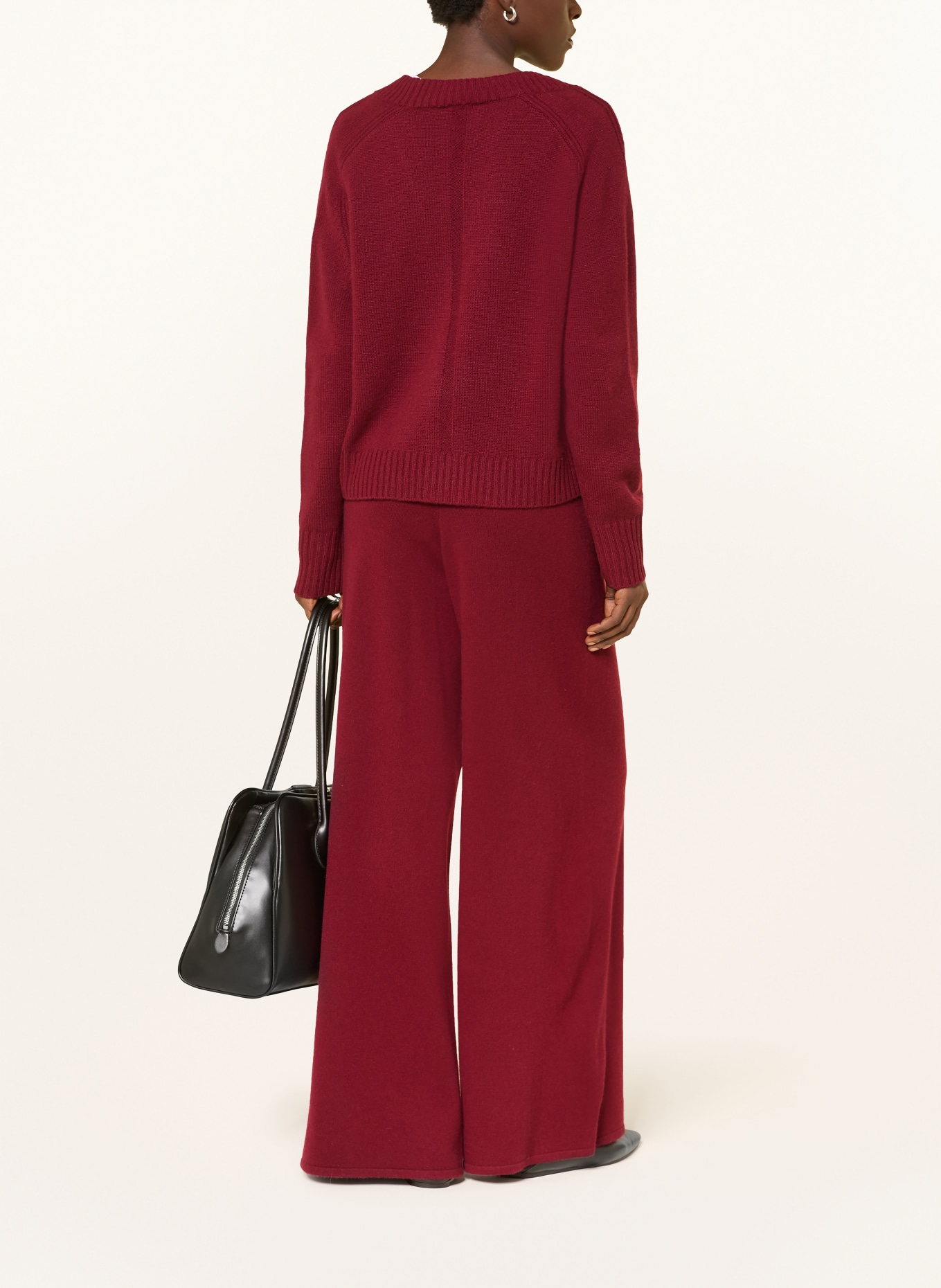 lilienfels Cardigan en cachemire: ROUGE FONCÉ