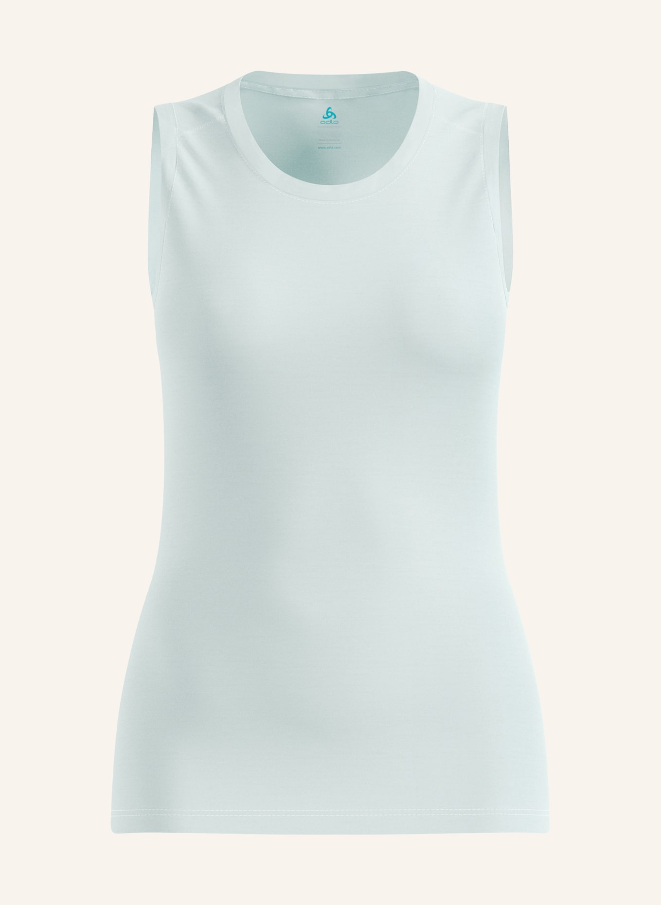 odlo Funktionswäsche-Top NATURAL MERINO 160 aus Merinowolle: TÜRKIS