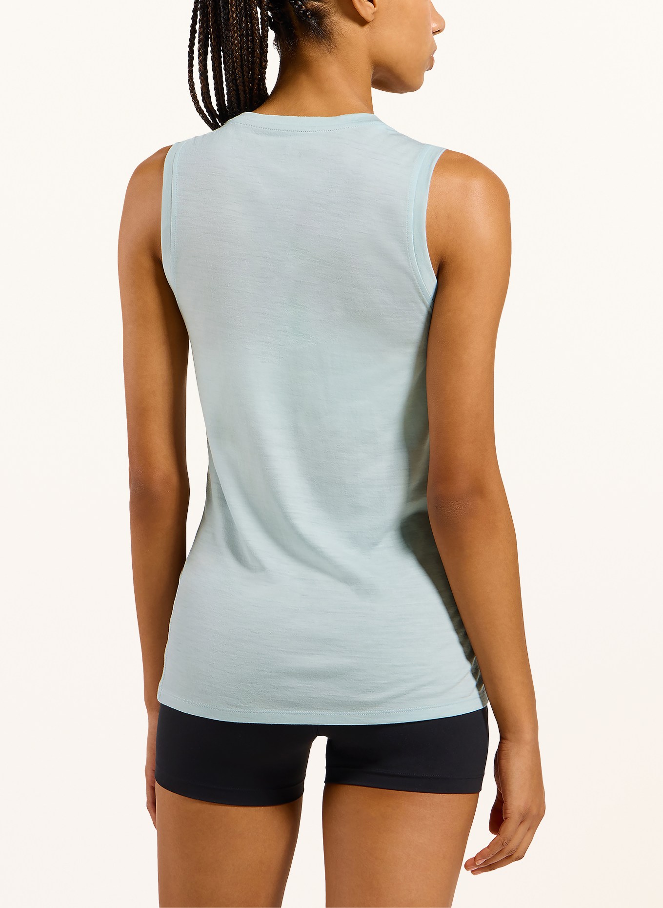 odlo Funktionswäsche-Top NATURAL MERINO 160 aus Merinowolle: TÜRKIS